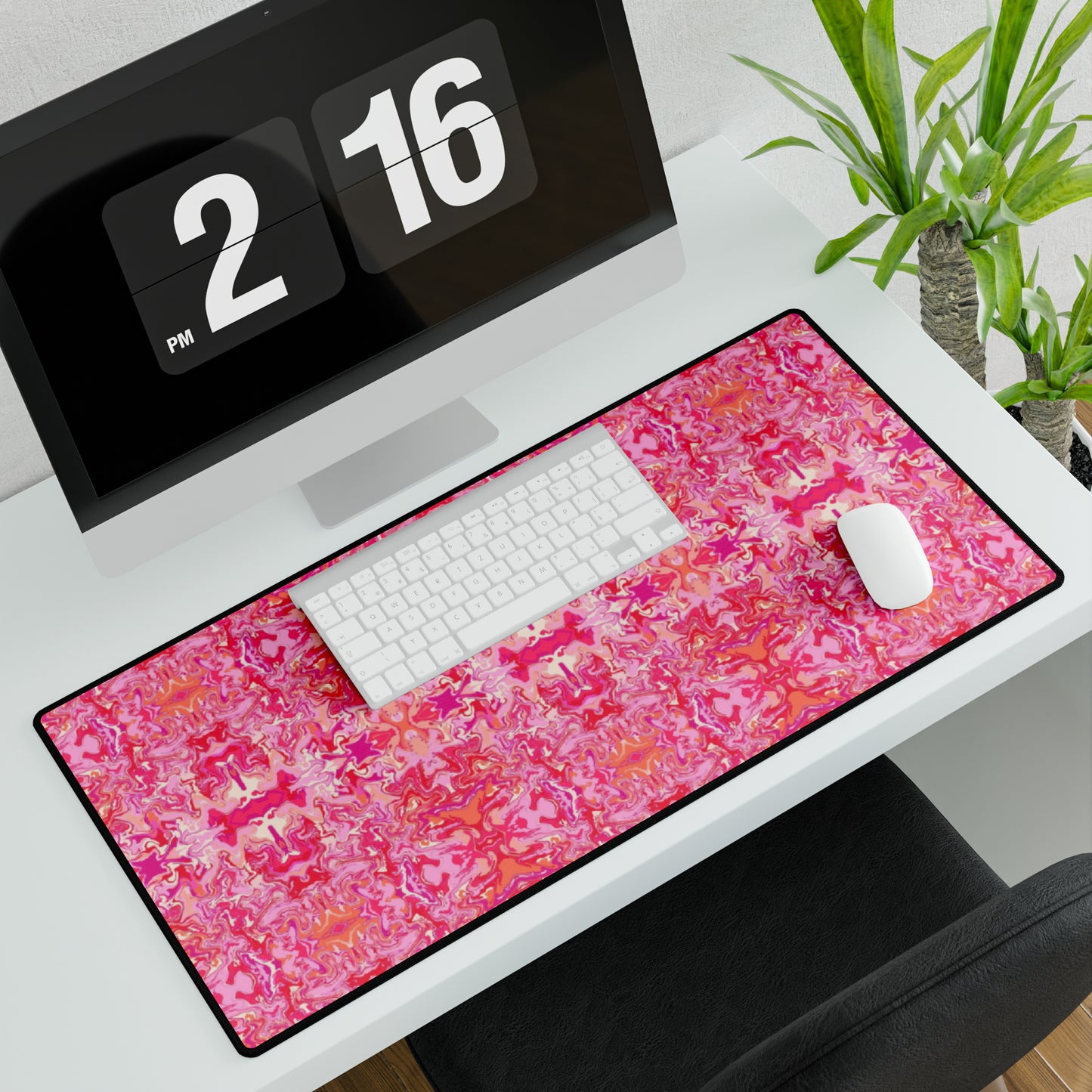 Boho Bougainvillea Garden Desk Mat