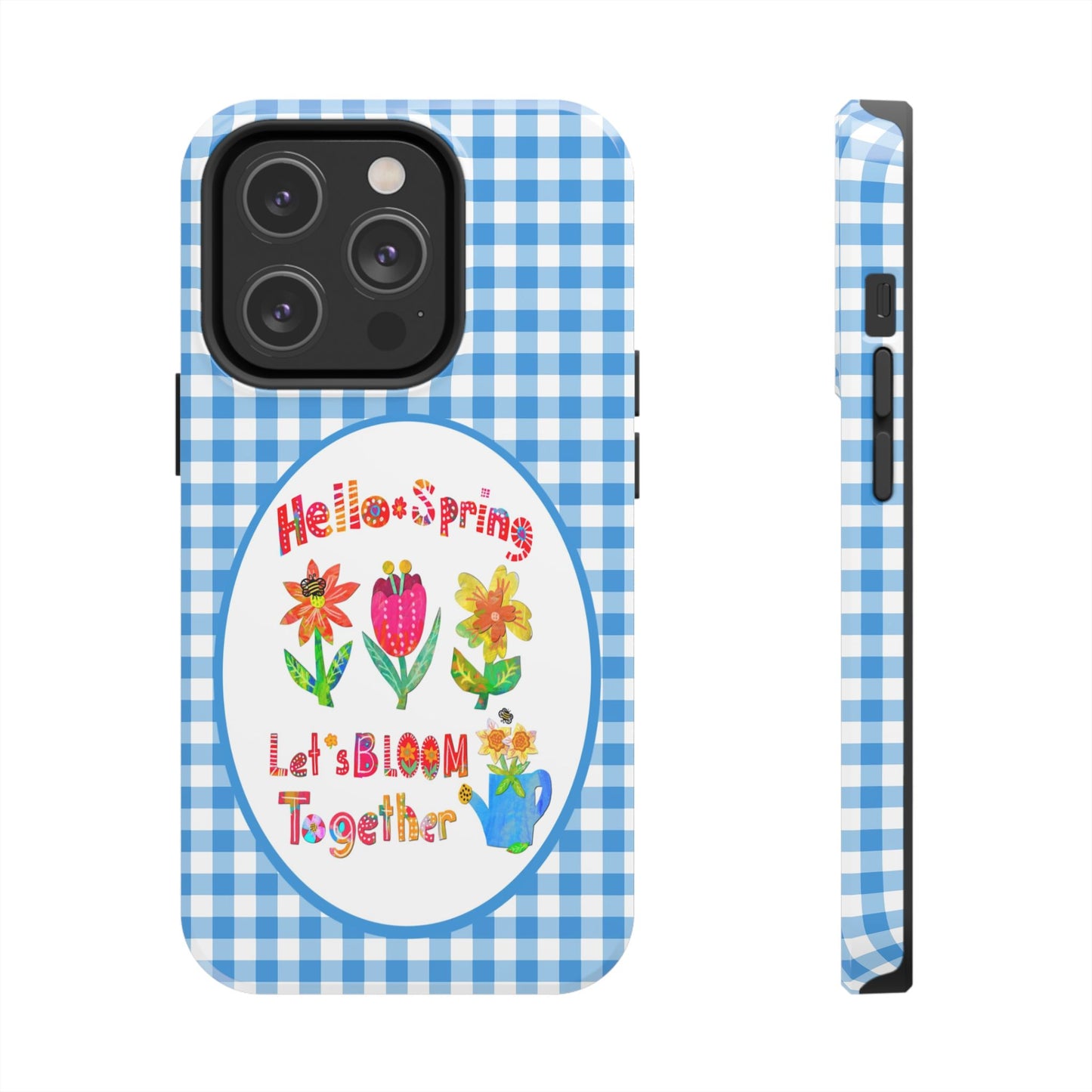 Hello Spring Collage Tough Phone Cases