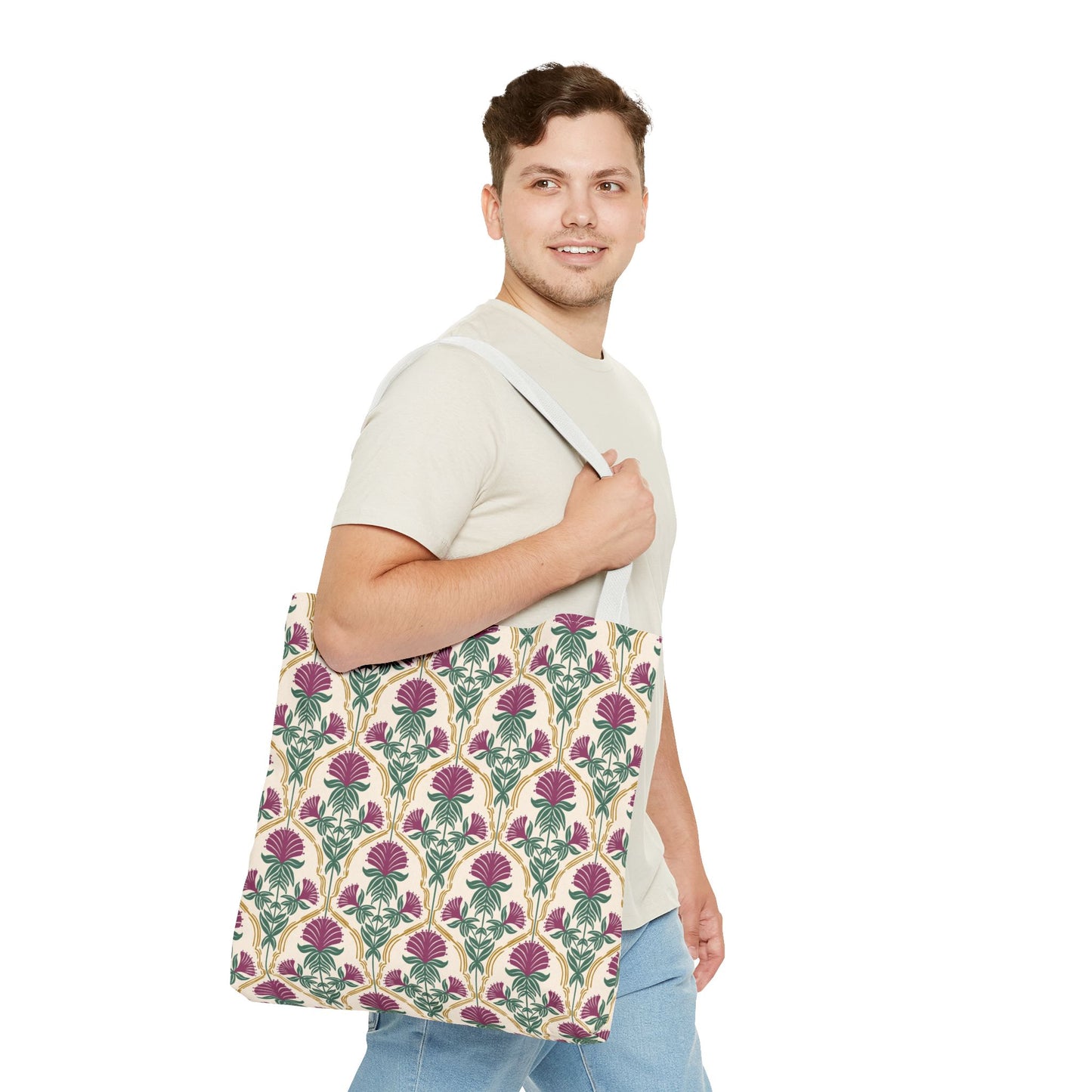 Bergamot Flowers Tote Bag