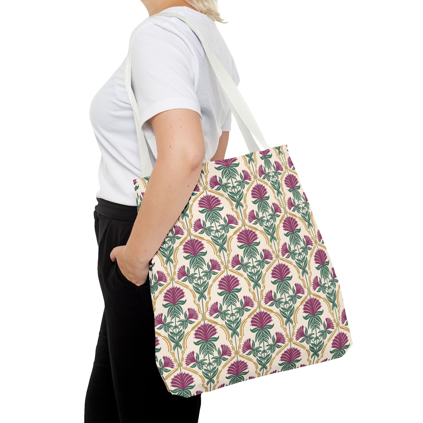 Bergamot Flowers Tote Bag