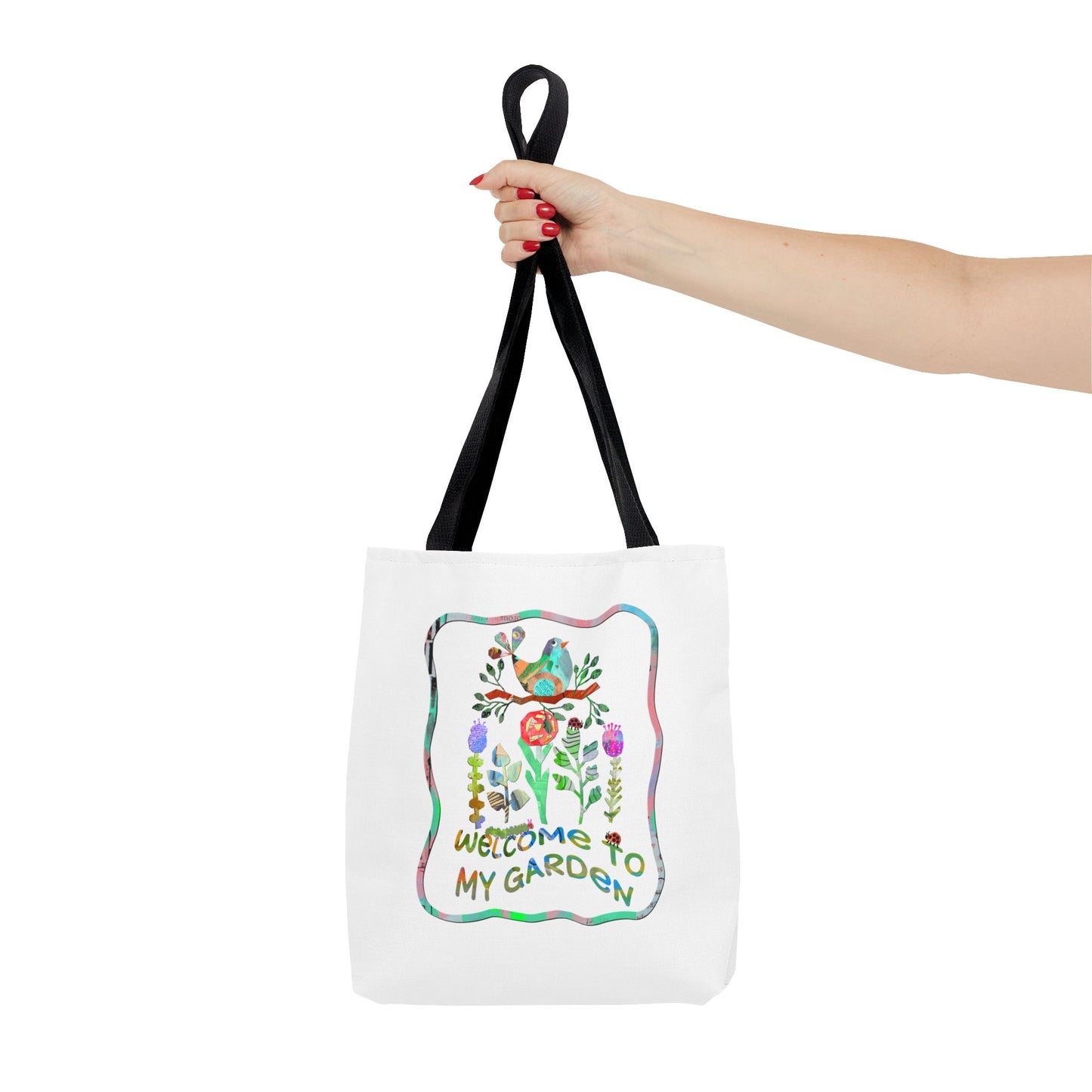 Welcome to My Garden Collage Tote Bag