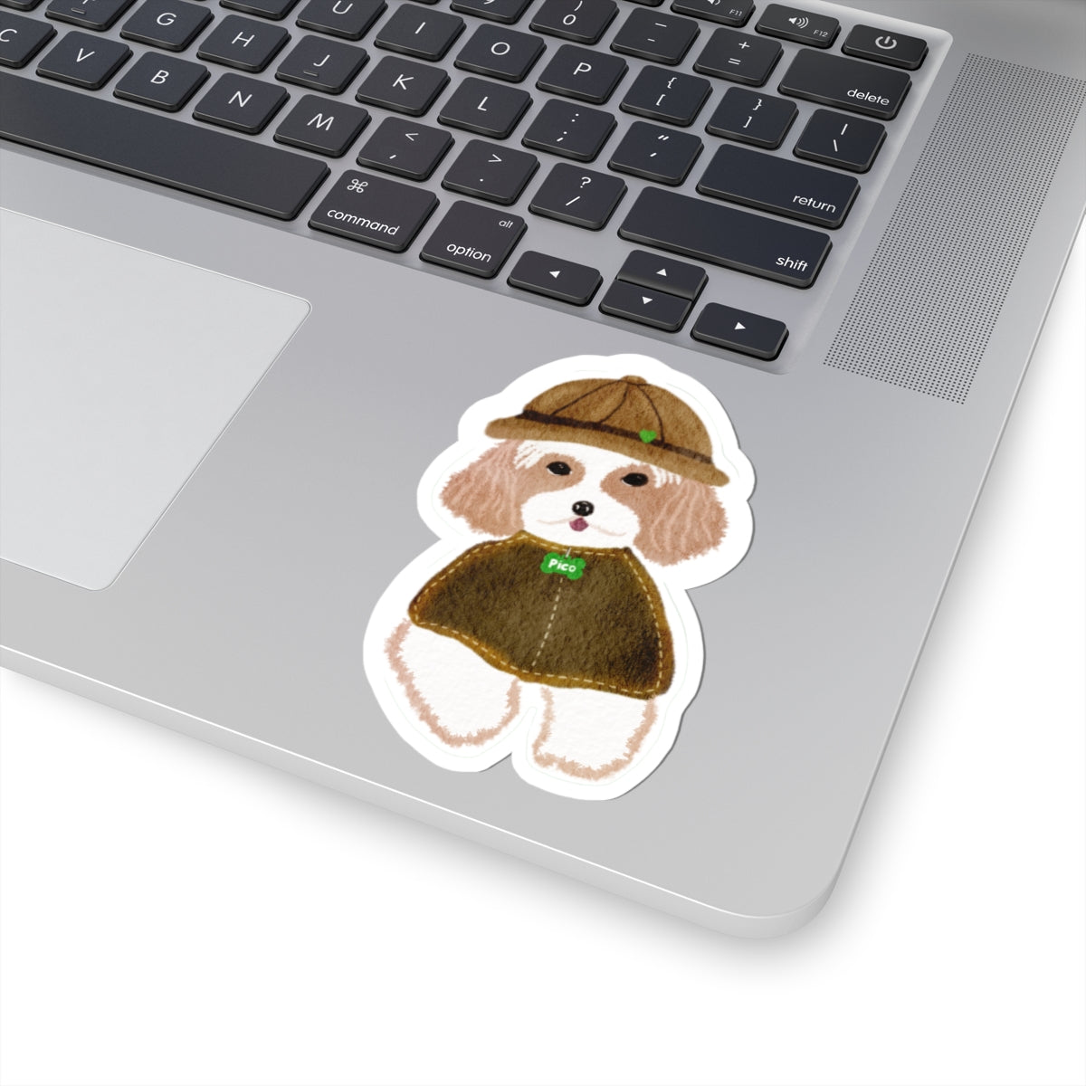 Cute Pico Explorer Pup Kiss-Cut Sticker