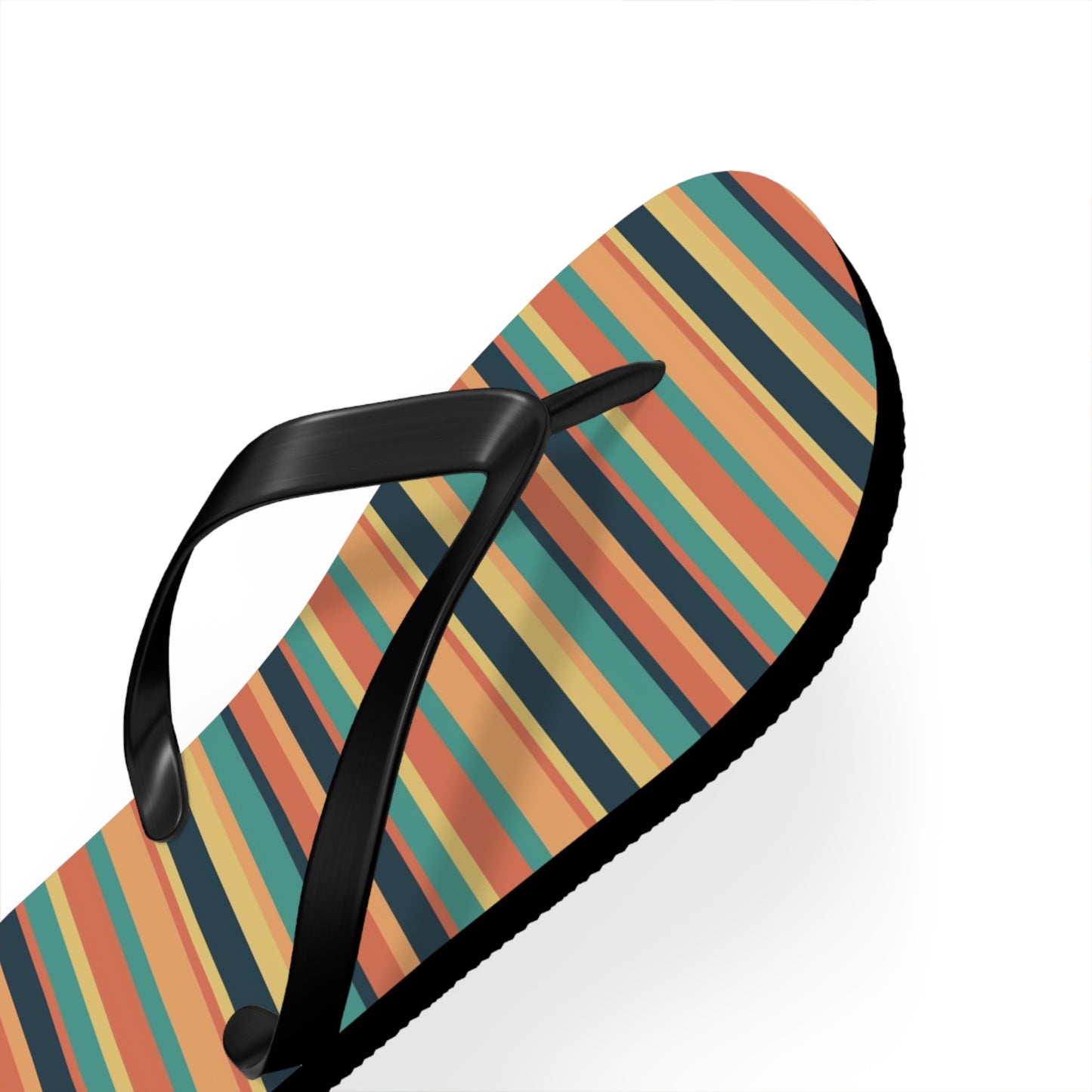 Sunbaked Stripes on Flip Flops