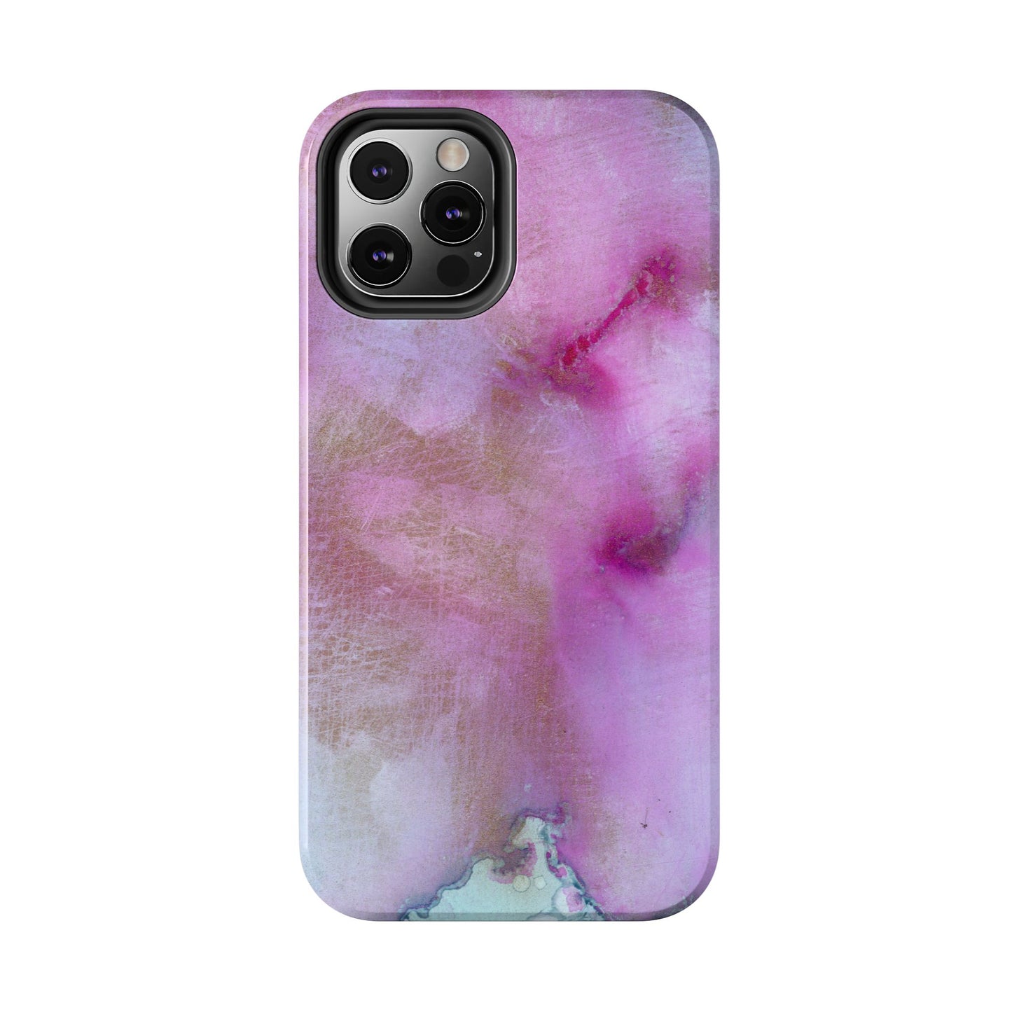 Abstract Soft Pinks Tough Phone Cases