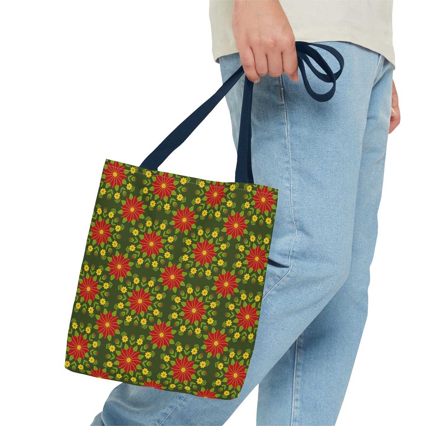 Poinsettias Tote Bag