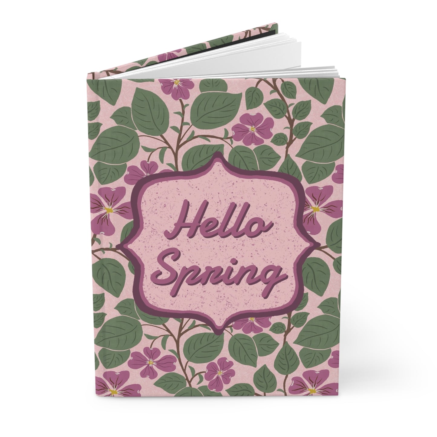 Pink Dogwoods — Hello Spring Hardcover Journal Matte