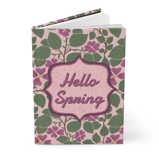Pink Dogwoods — Hello Spring Hardcover Journal Matte
