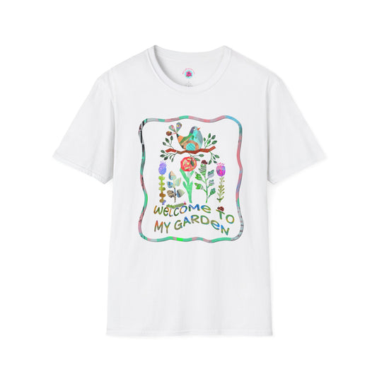 Welcome to My Garden Collage Softstyle T-Shirt