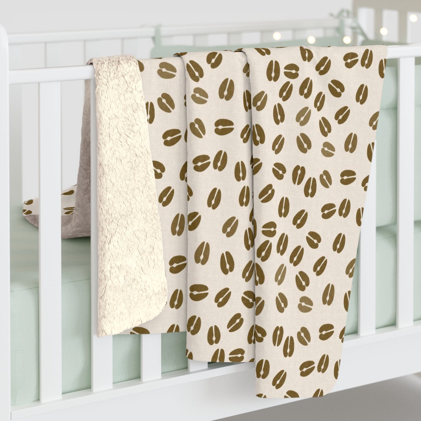 Deer Tracks Sherpa Fleece Blanket