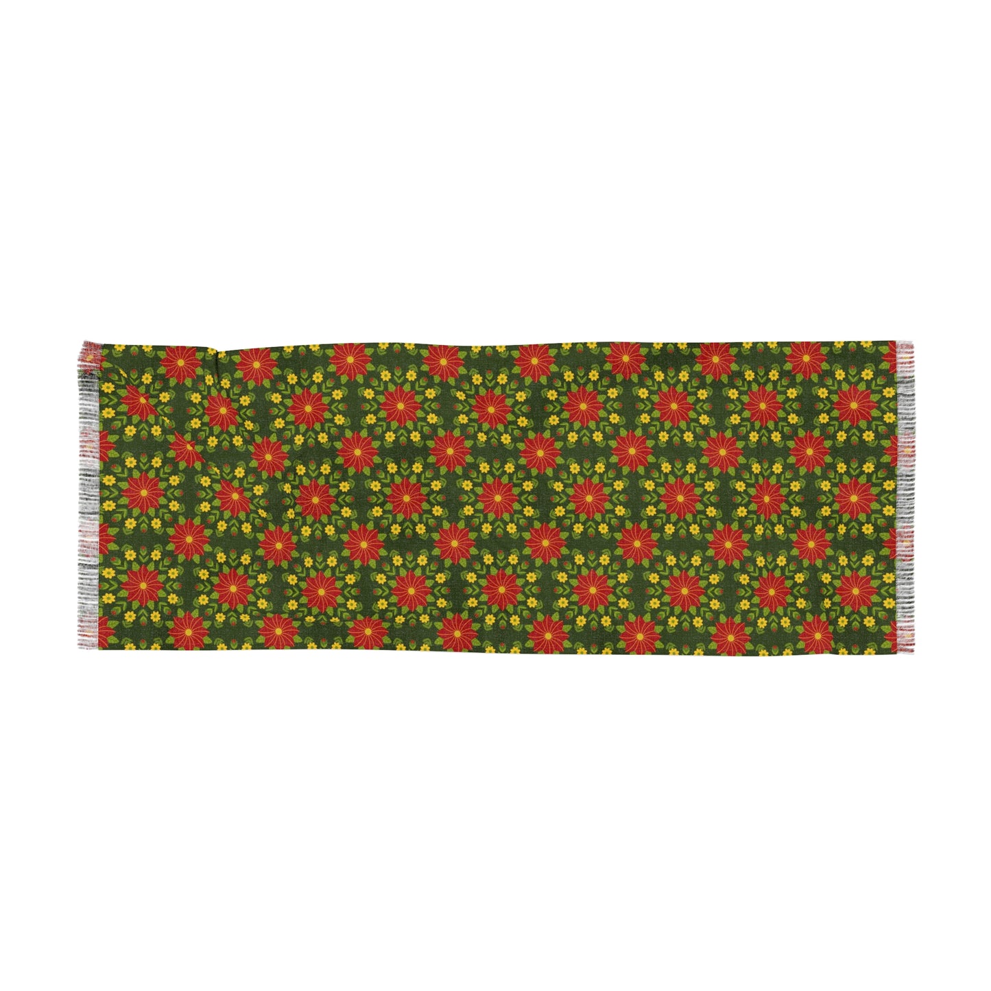 Poinsettias Light Weight Scarf