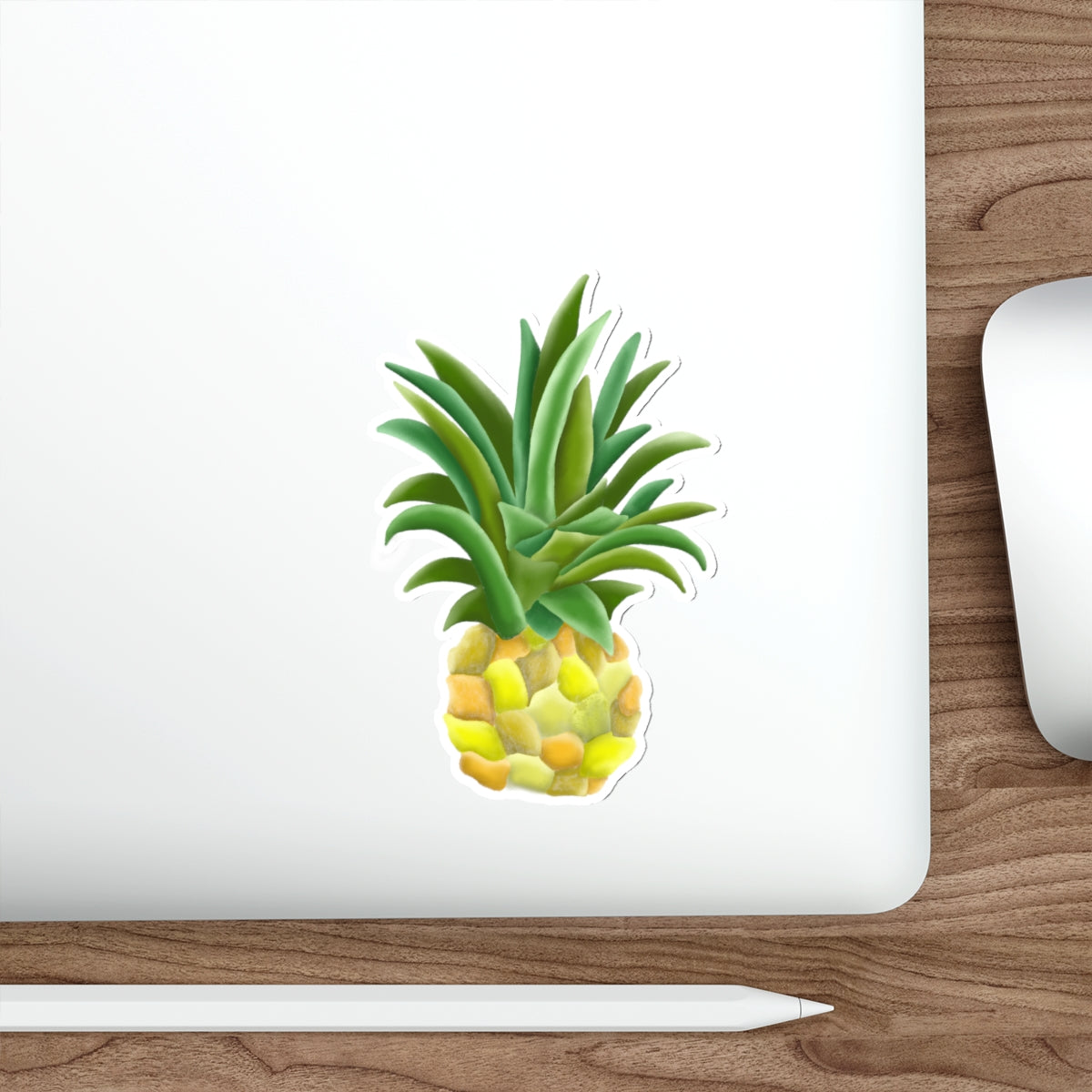 Fresh Pineapple Die Cut Sticker