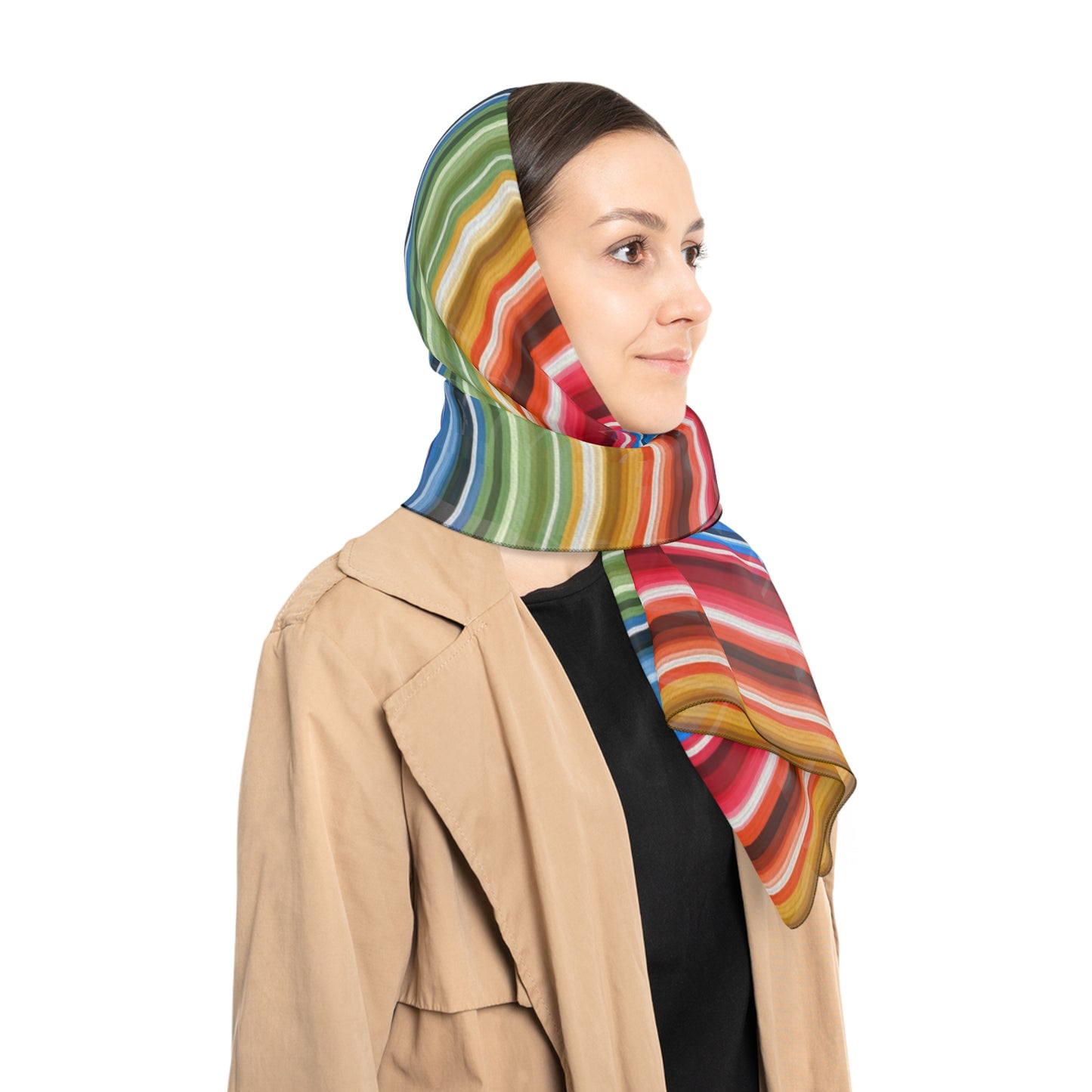 Frida Serape Poly Scarf