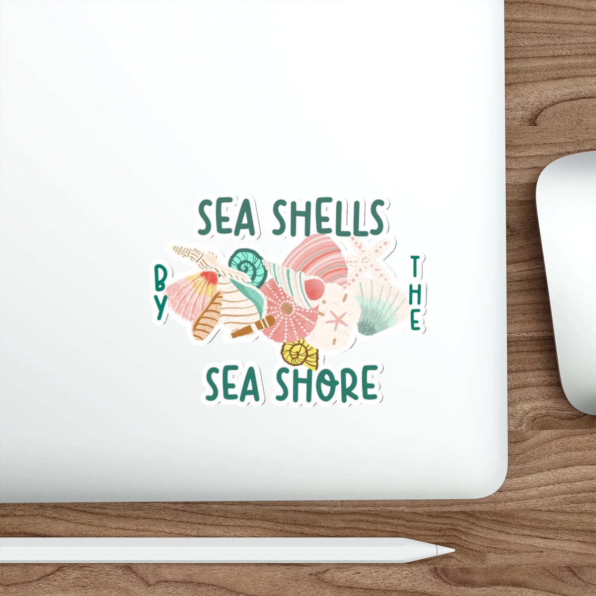 Sea Shells by the Seashore Die-Cut Stickers