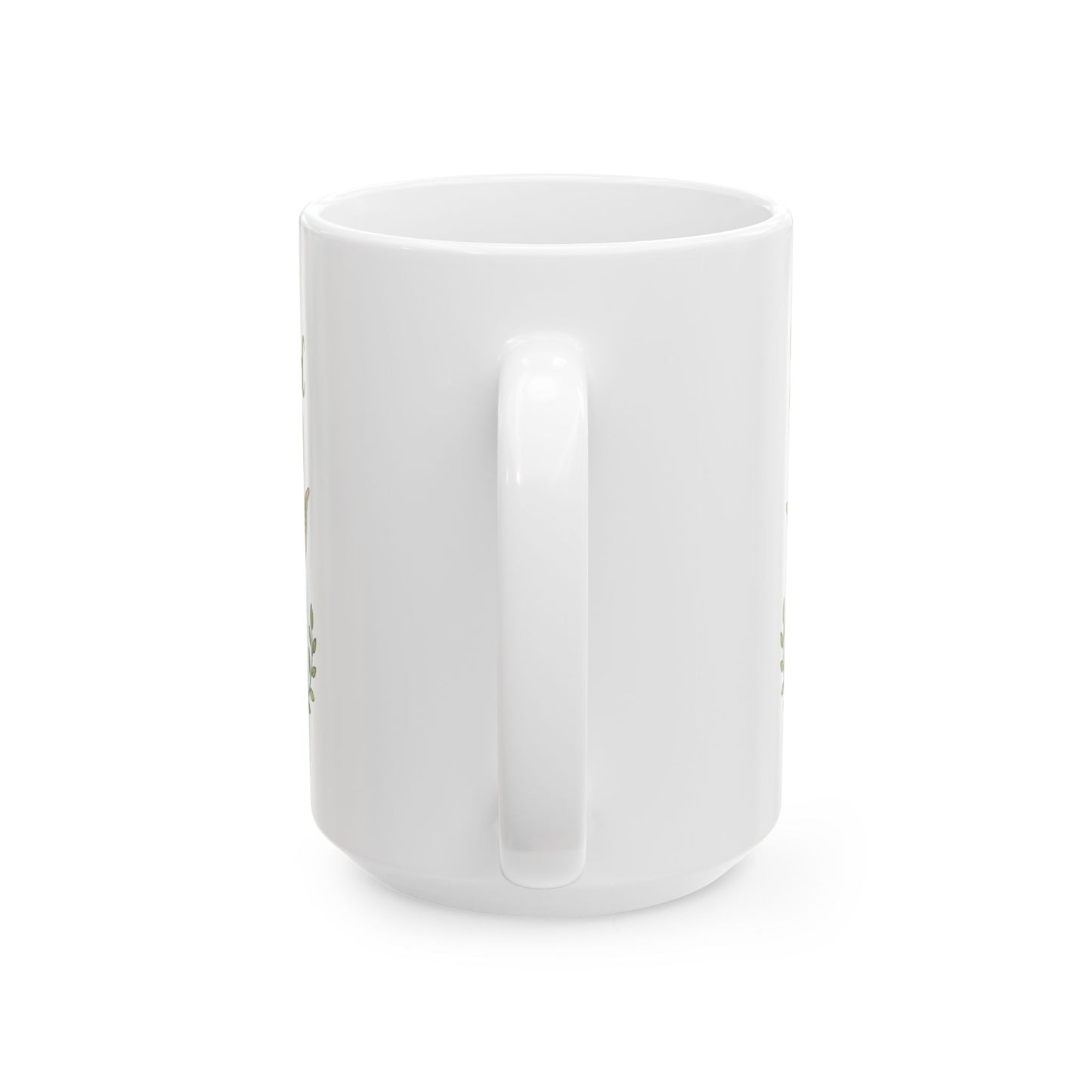 Plant Lover Ceramic Mug – 'Rooted' Potted Succulent Coffee Cup (11oz & 15oz)