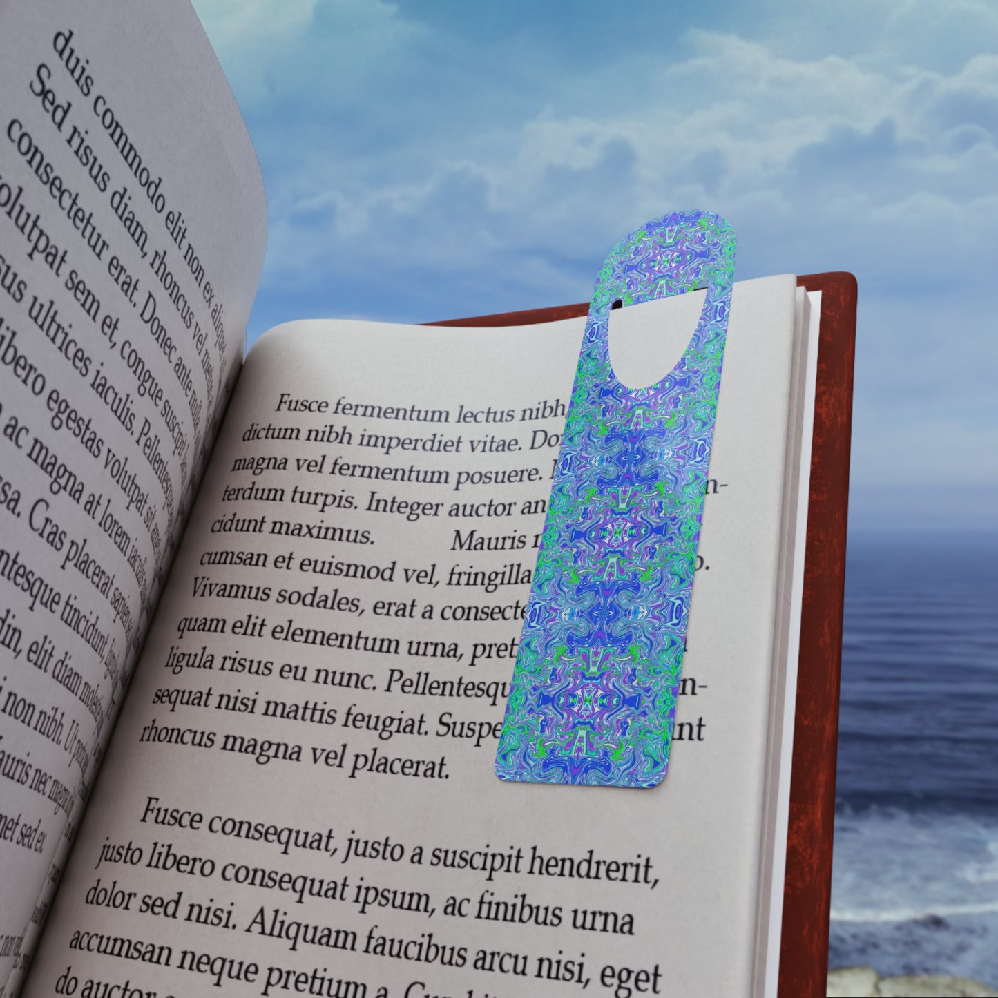 Boho Lavender Garden Bookmark