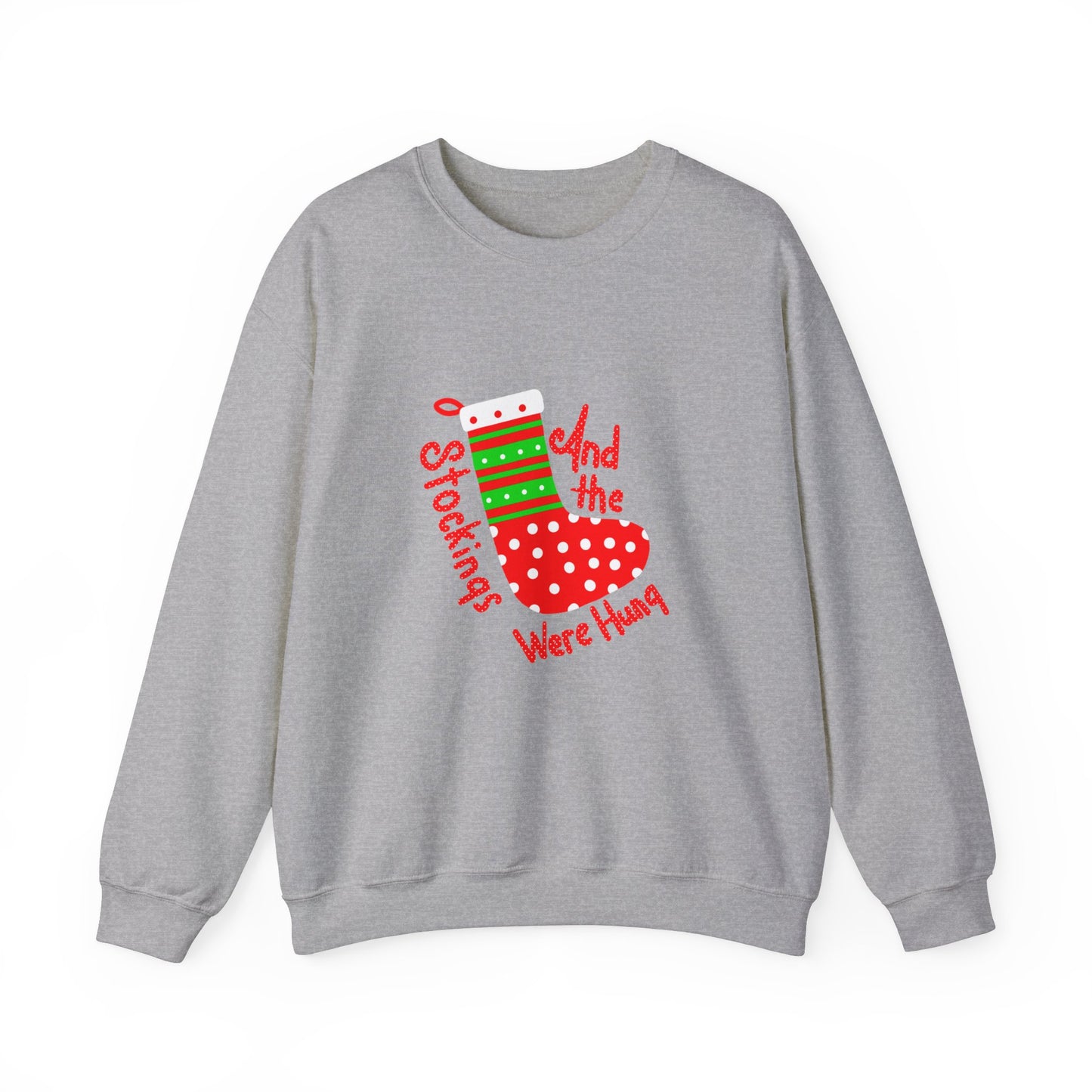 Christmas Stocking Unisex Heavy Blend™ Crewneck Sweatshirt