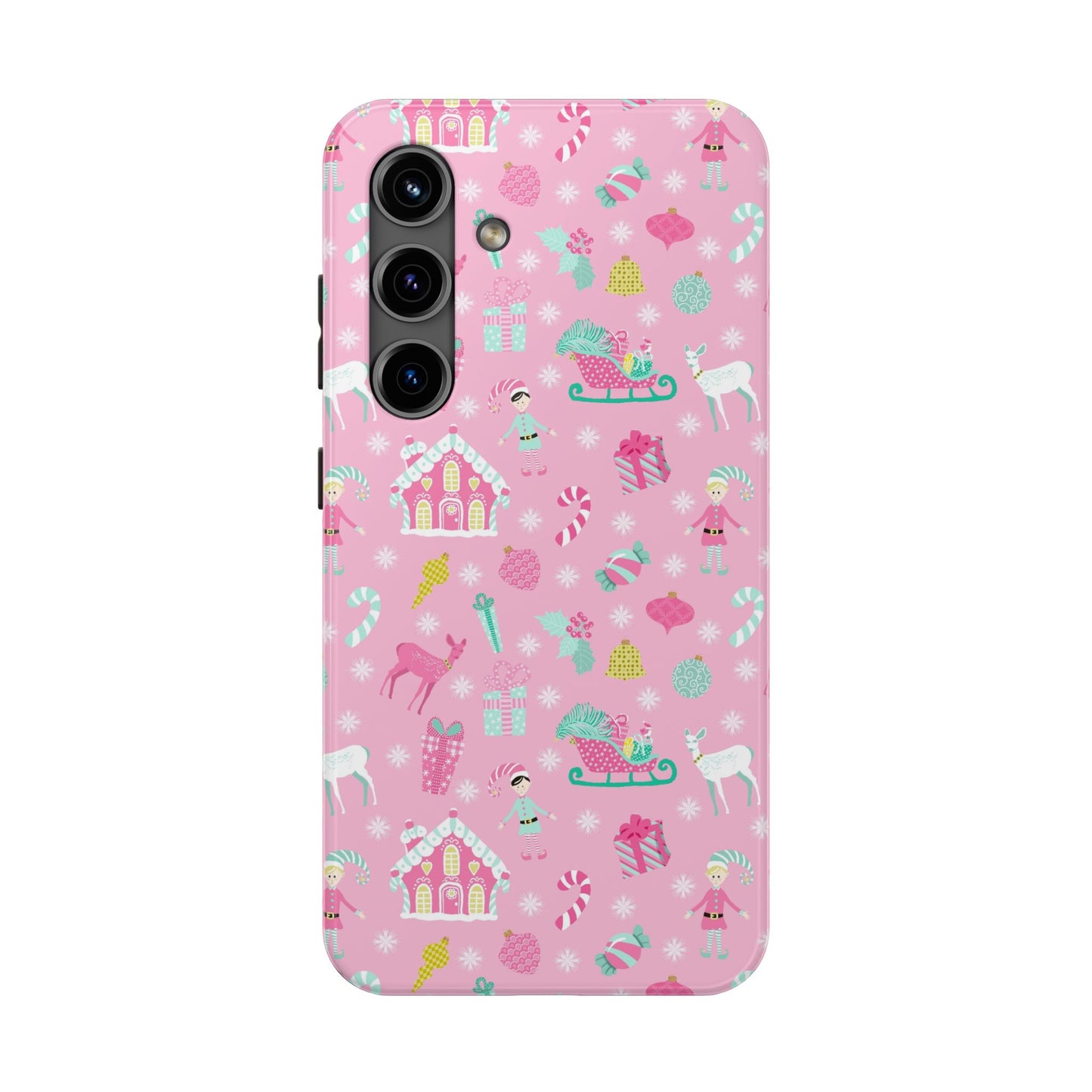 Pastel Christmas Tough Phone Cases