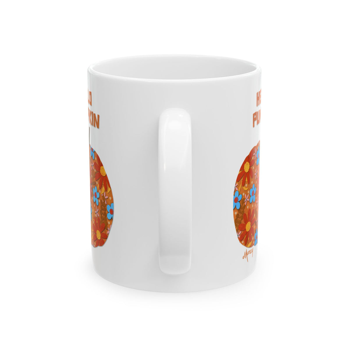 Hello Pumpkin Collage Ceramic Mug 11oz & 15oz