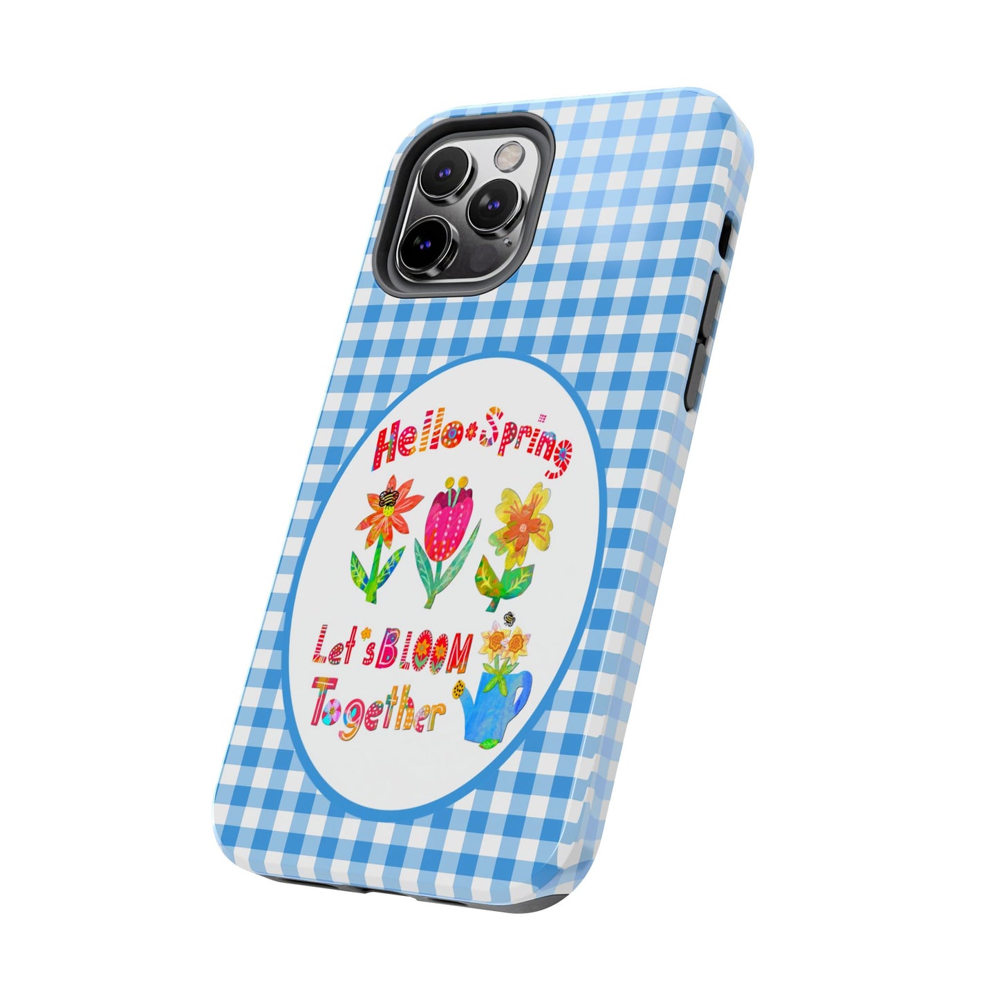 Hello Spring Collage Tough Phone Cases