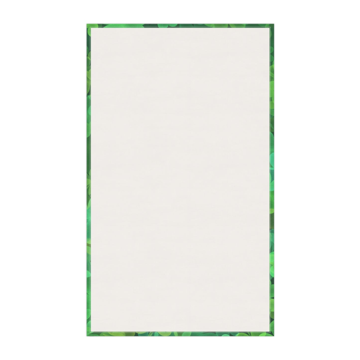 Shamrocks, green beer Kitchen Towel