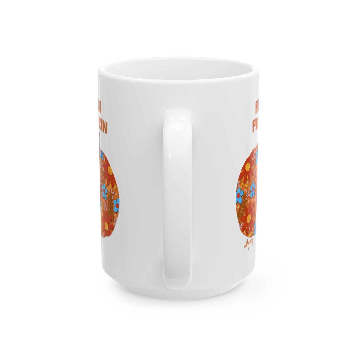 Hello Pumpkin Collage Ceramic Mug 11oz & 15oz