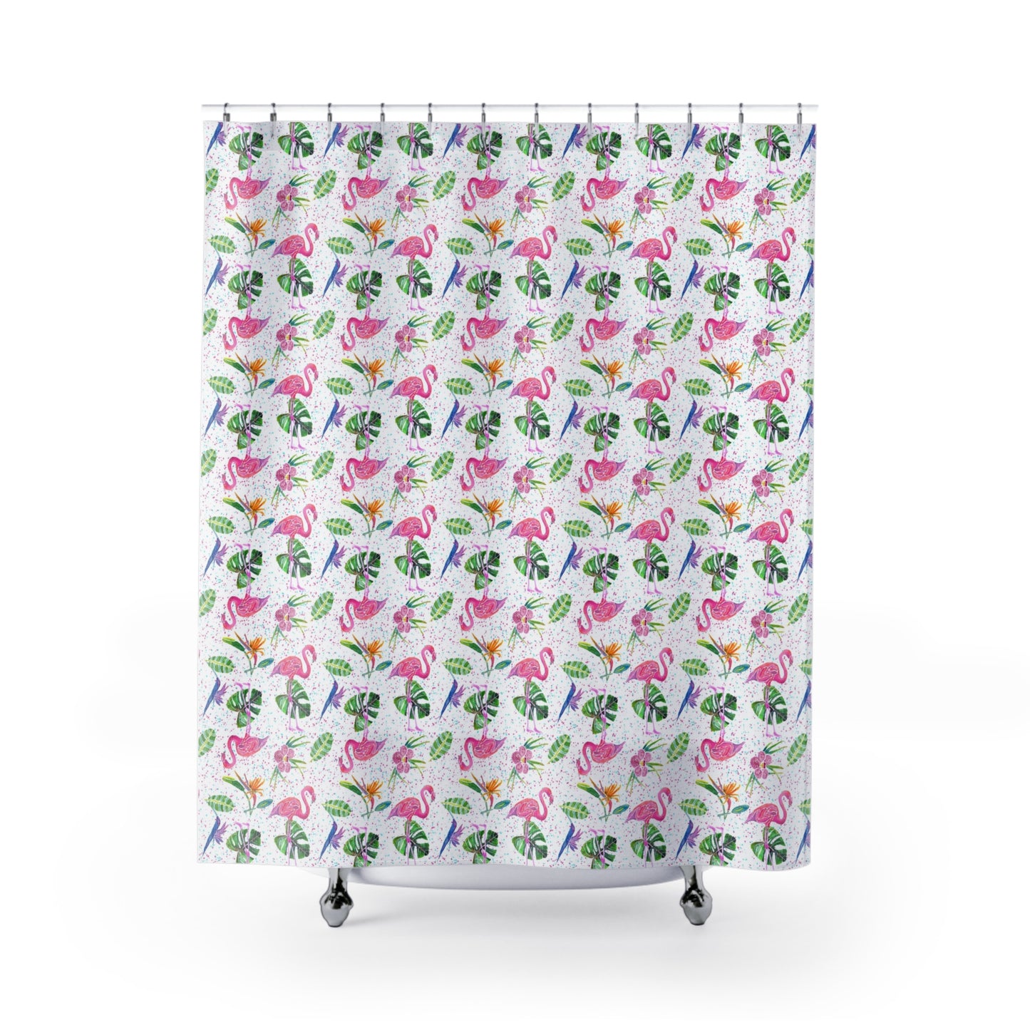 Flamingo Party Shower Curtains