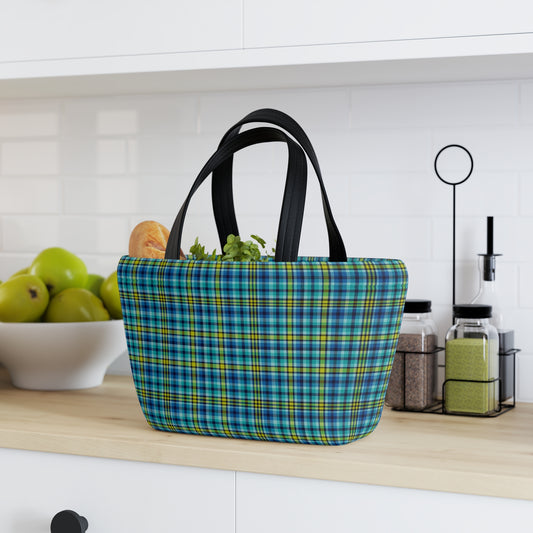 Ocean Breeze Tartan Lunch Bag