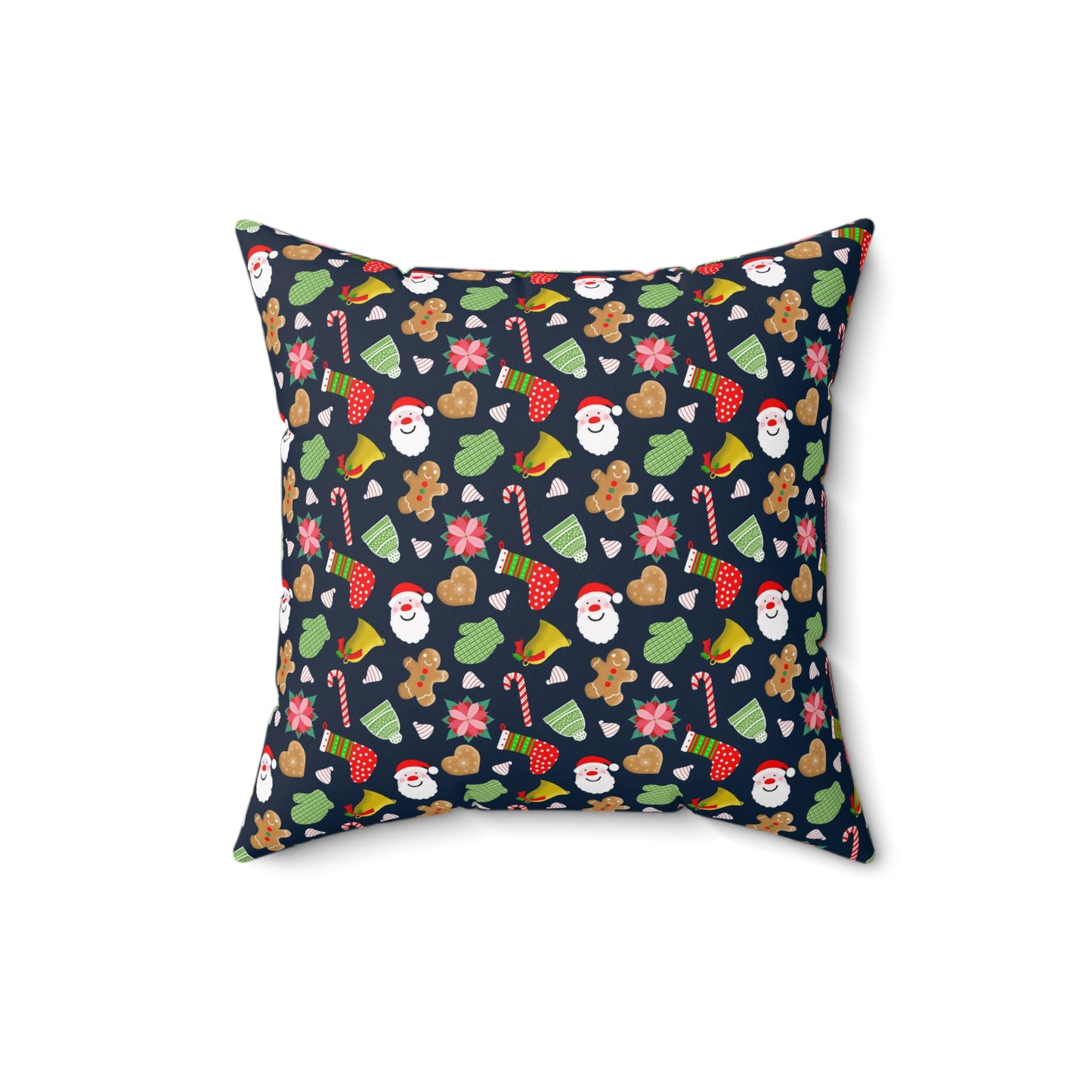 Merry & Bright Spun Polyester Square Pillow