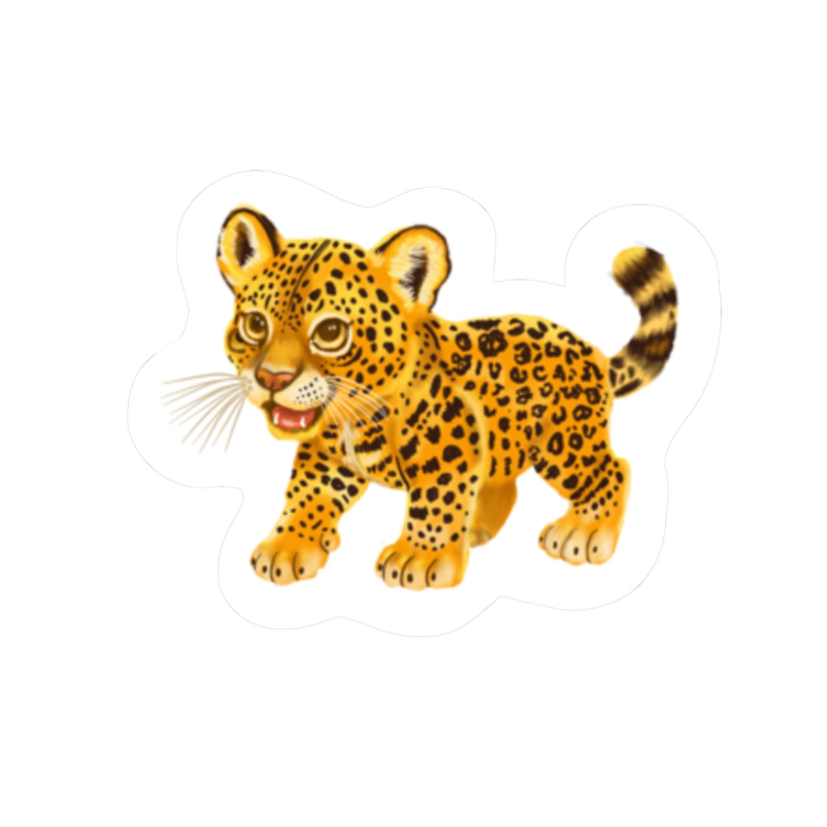 Baby Jaguar from Pico’s Jungle Adventure Book Vinyl Kiss-Cut Sticker
