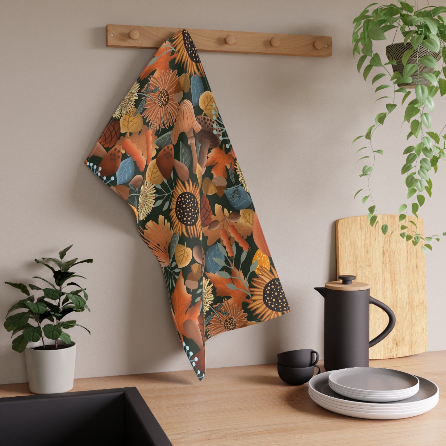 Autumnal Woodlands Kitchen Towel