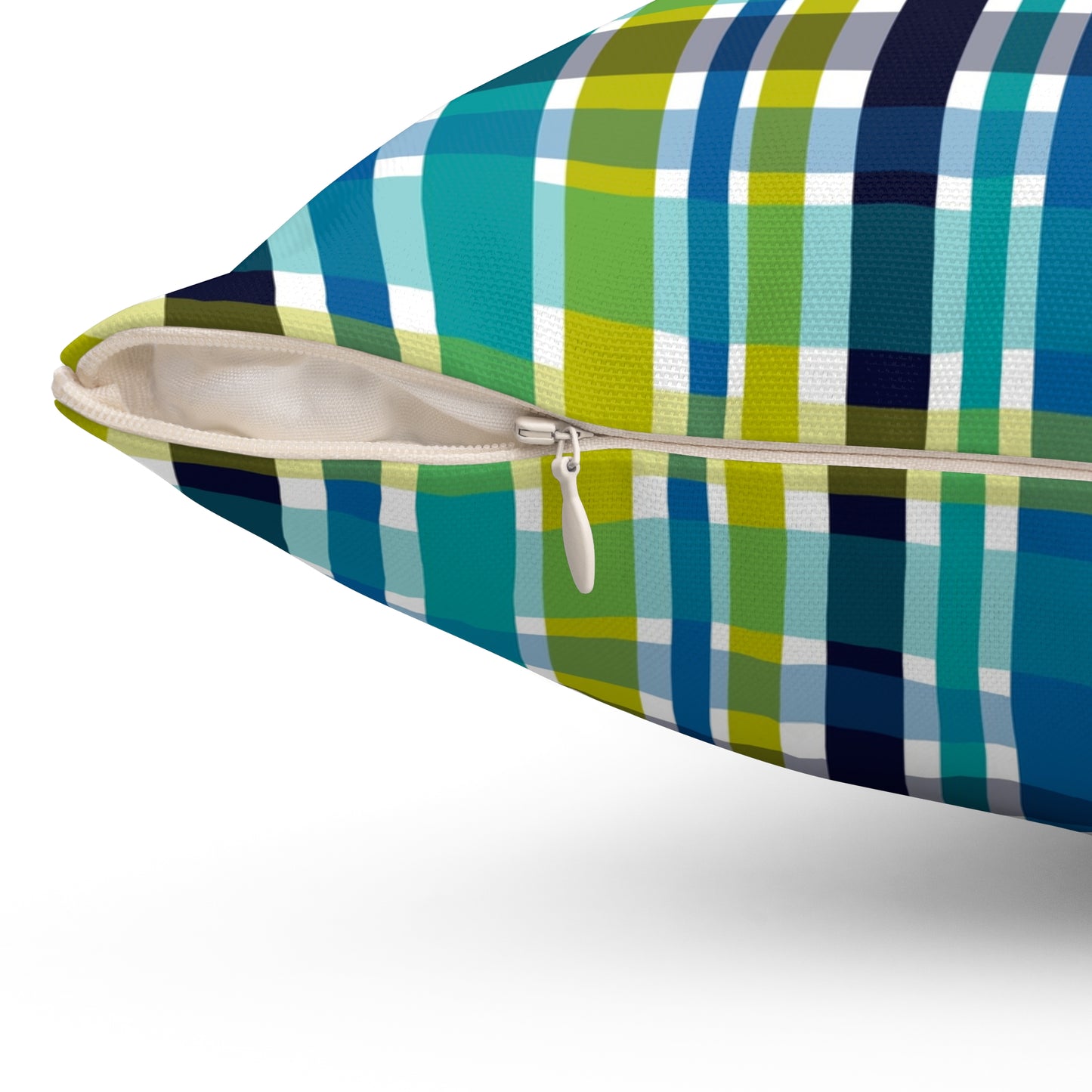 Boho Psychadelic Stripes Spun Polyester Square Pillow