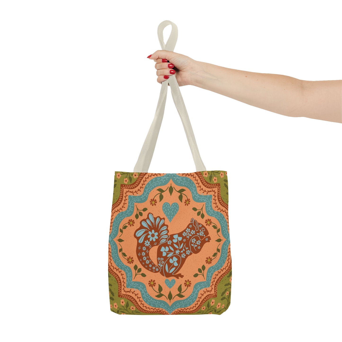 Scandi Woodland Squirrel Tote Bag