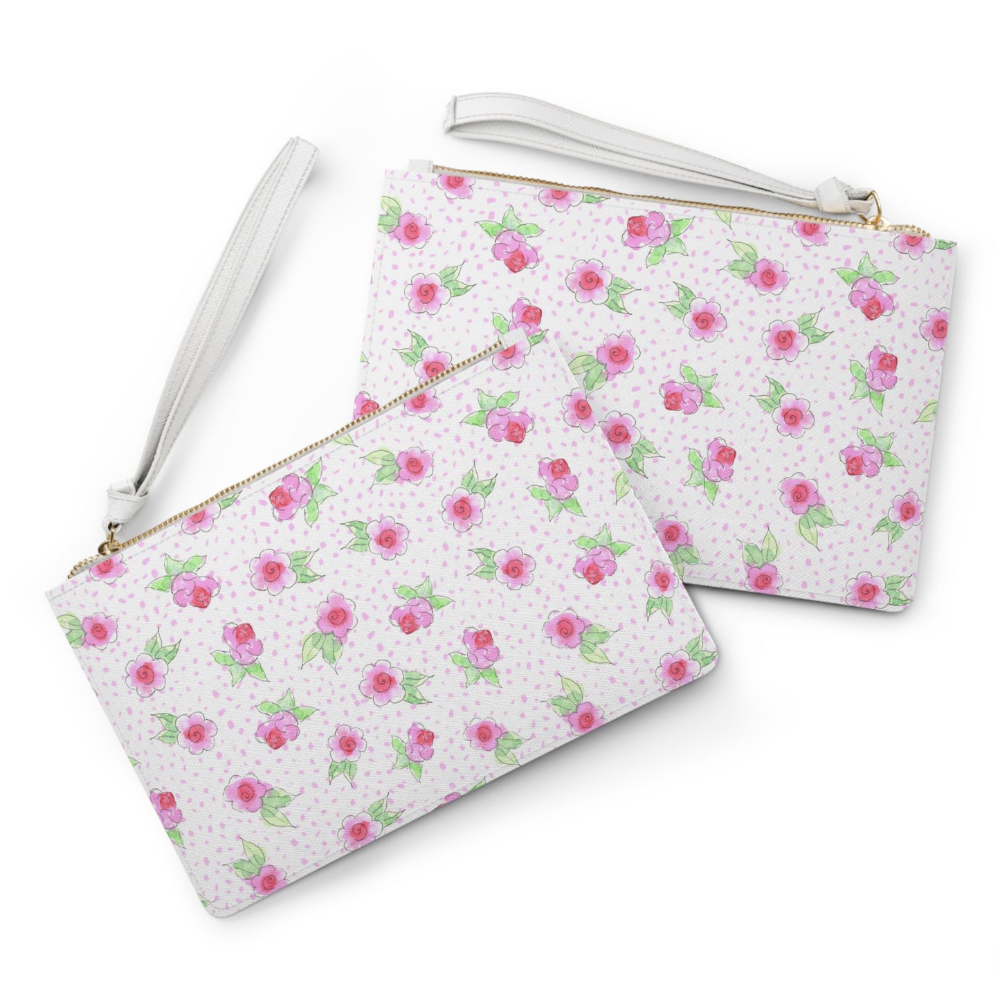 Maria’s Pink Roses Clutch Bag