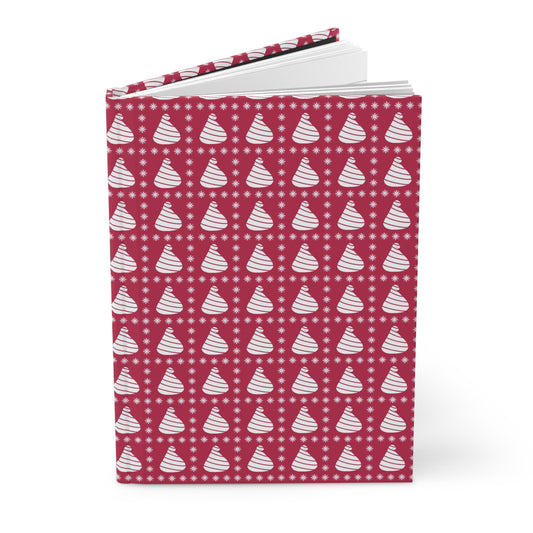 Peppermint Kisses Hardcover Journal Matte