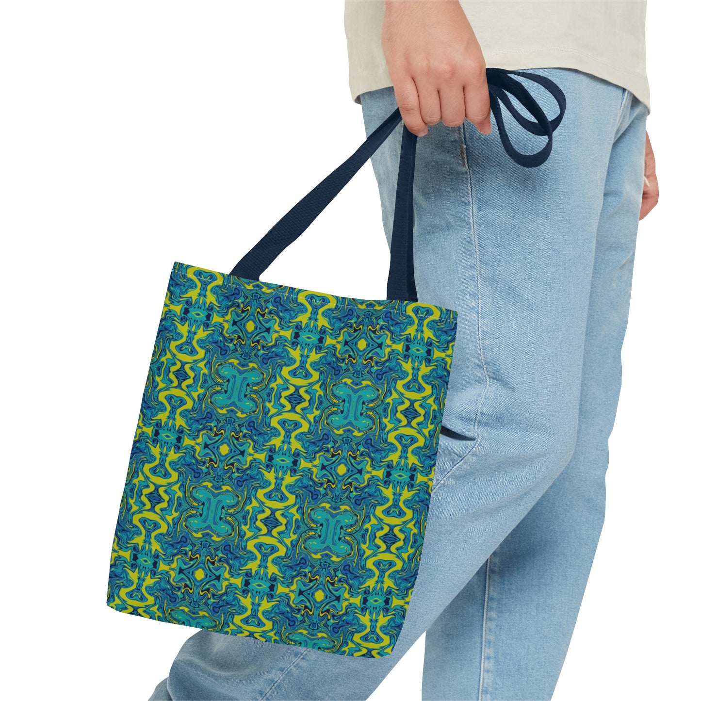 Boho Psychedelic Liquify Tote Bag