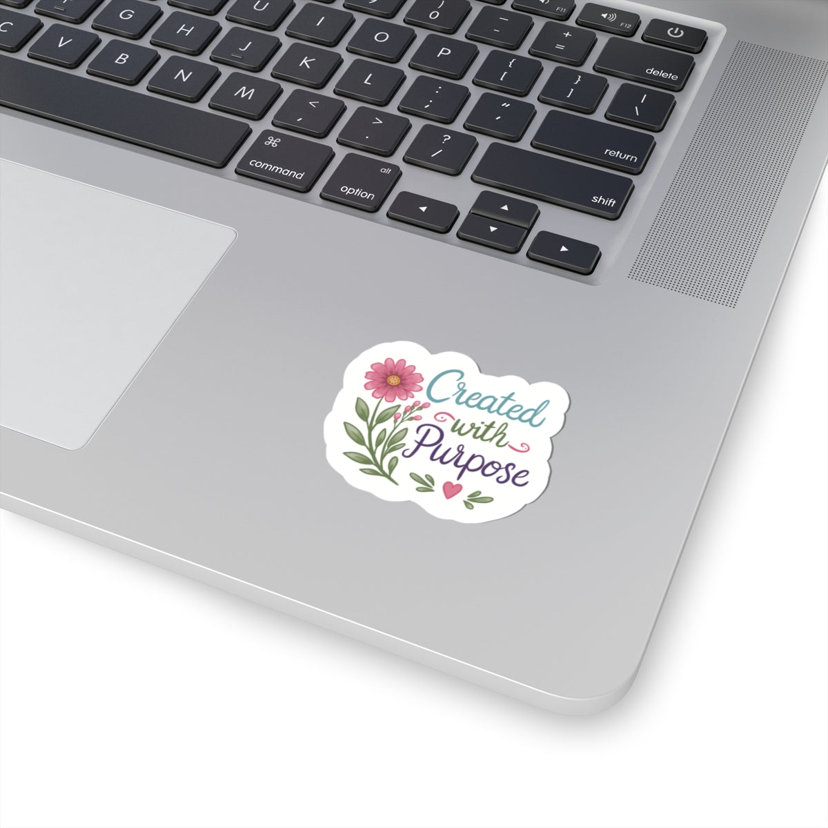 Created with Purpose Floral Kiss-Cut Sticker