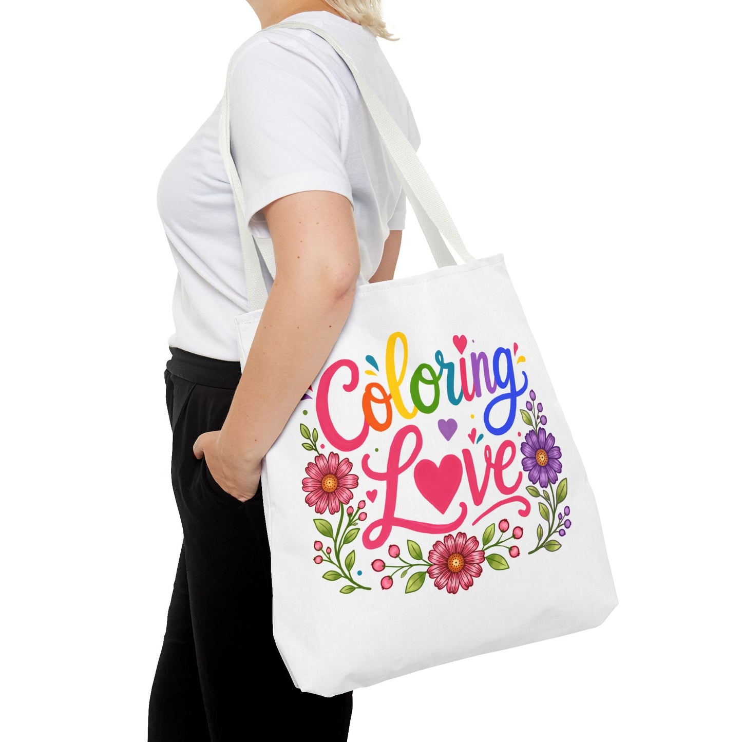Coloring Love Tote Bag