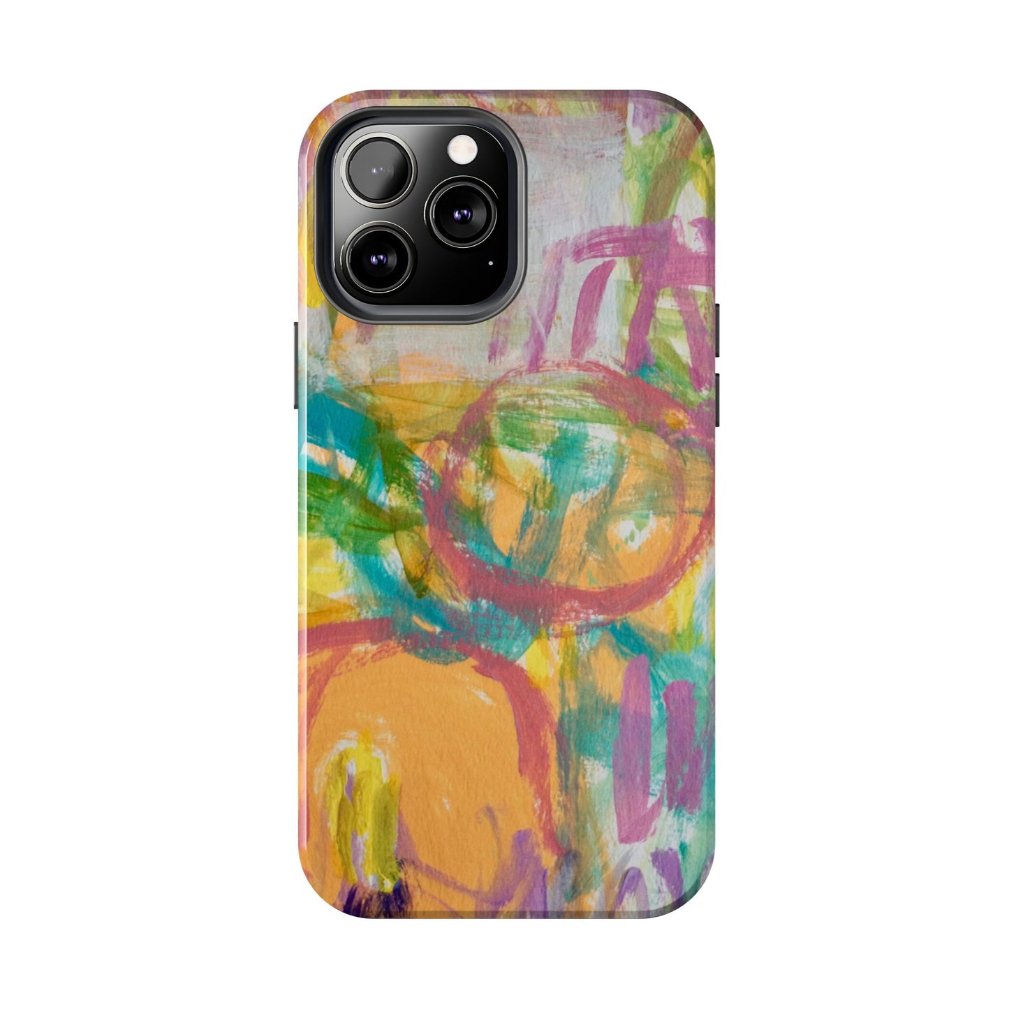 Abstract Pastel Circles Tough Phone Cases