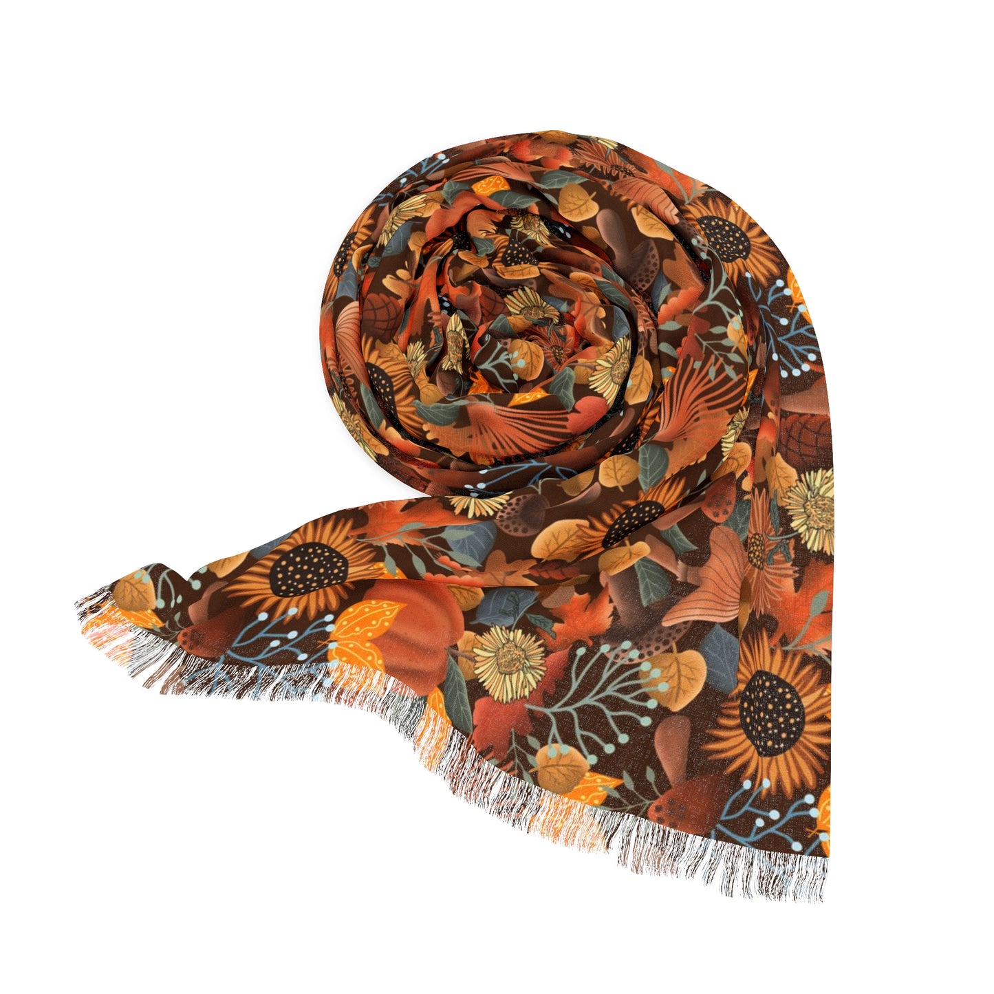 Autumnal Woodlands Light Scarf