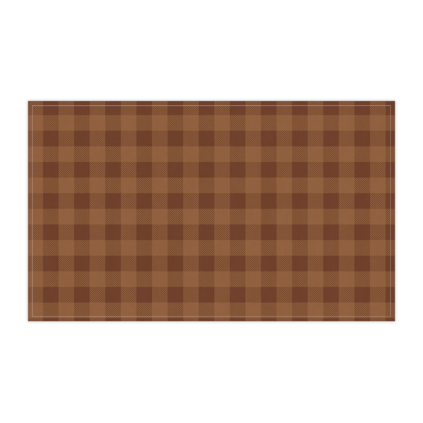 Autumn Gingham Check Kitchen Towel