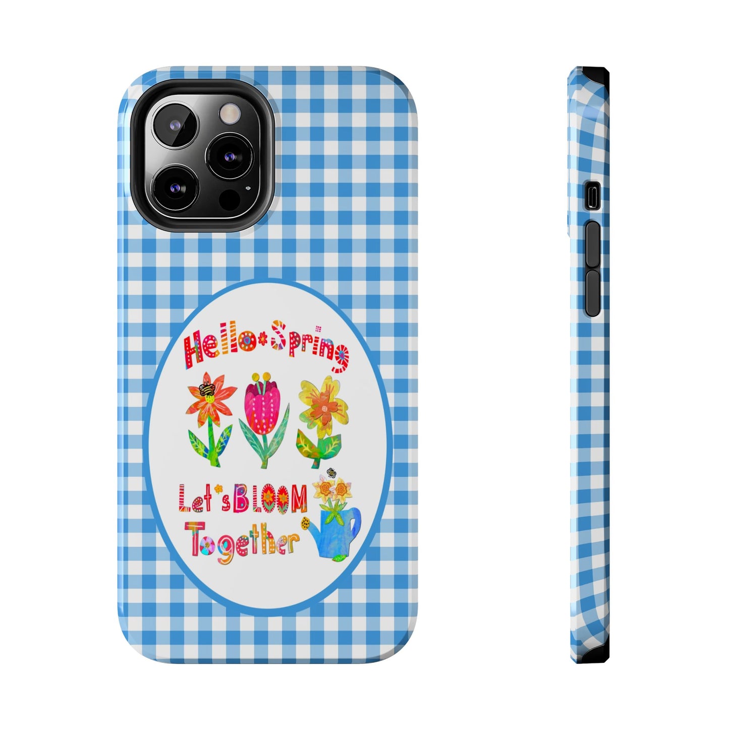 Hello Spring Collage Tough Phone Cases