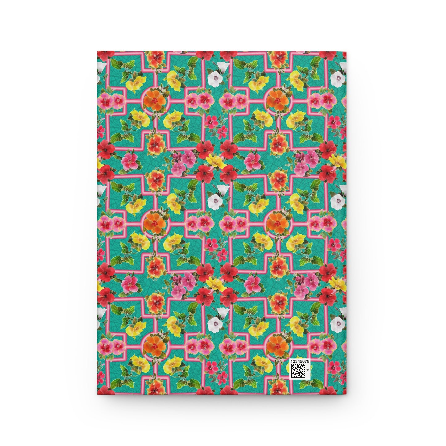 Formal Hibiscus Garden Hardcover Journal Matte