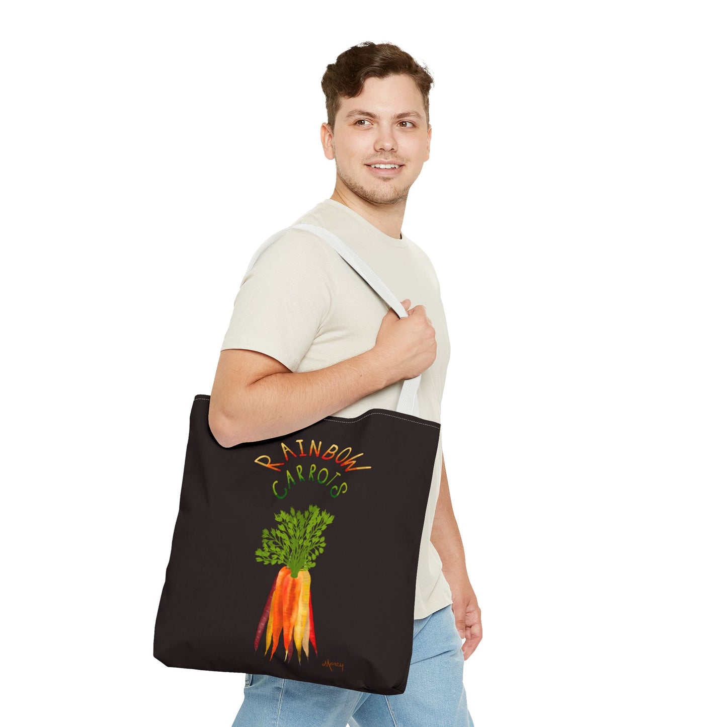 Rainbow Carrots Tote Bag