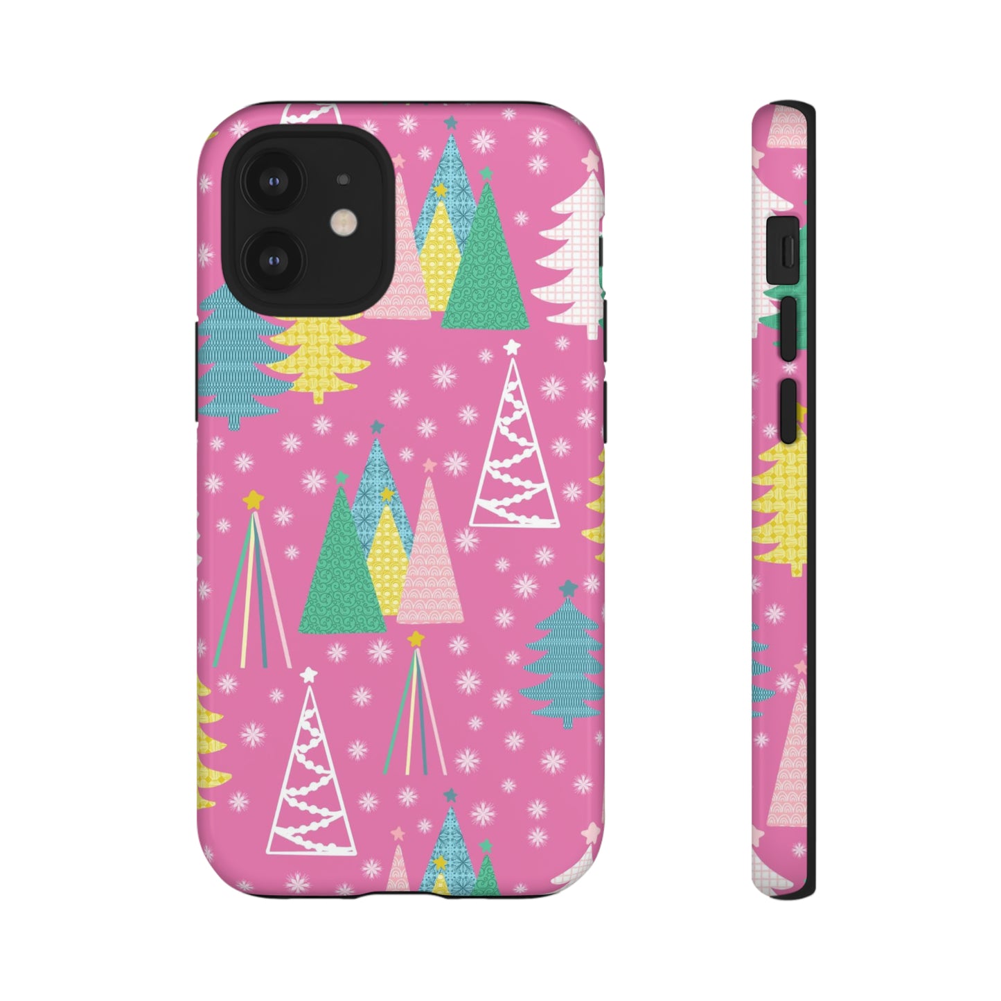 Pastel Christmas Trees Tough Cases