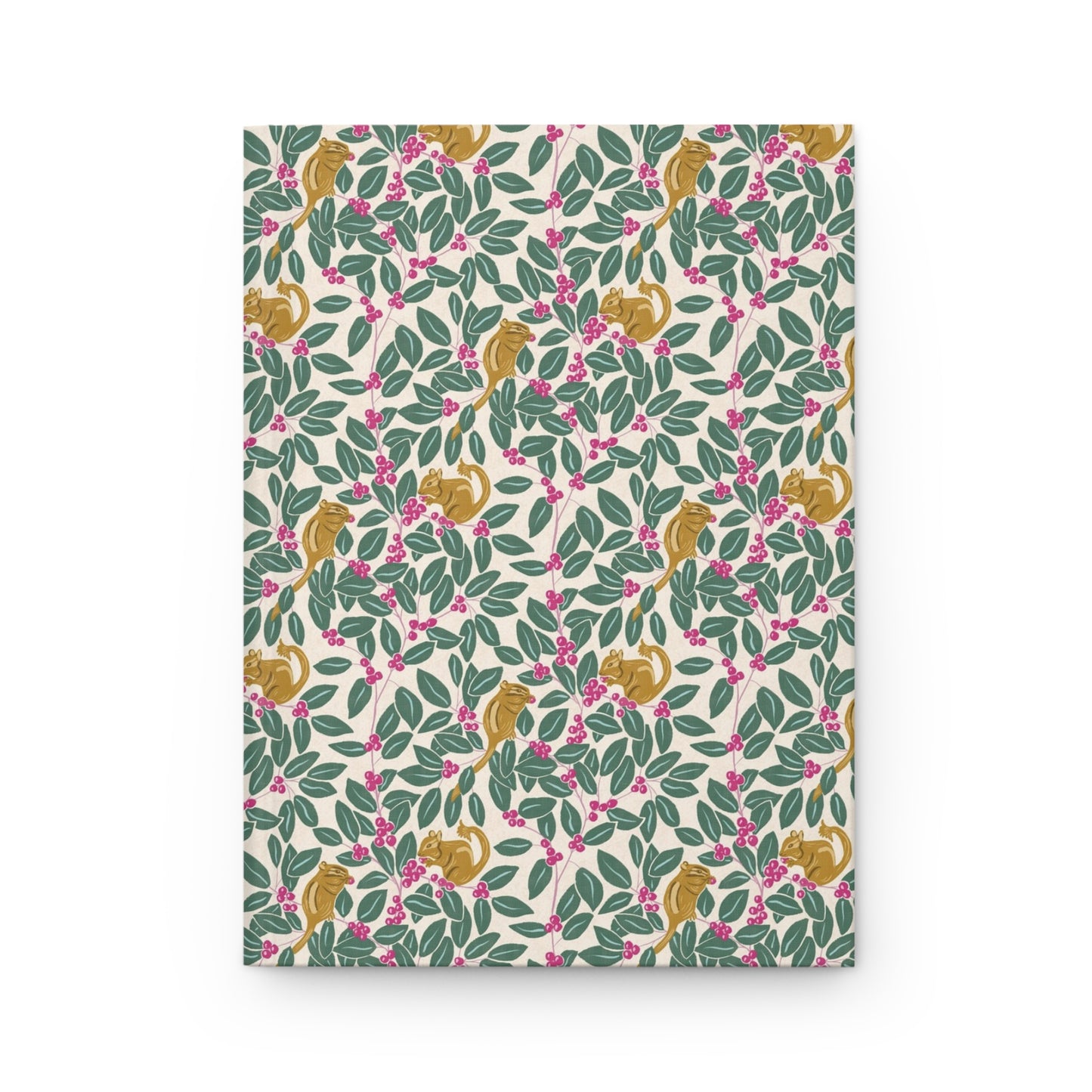 Wintergreen and Chipmunks Hardcover Journal Matte