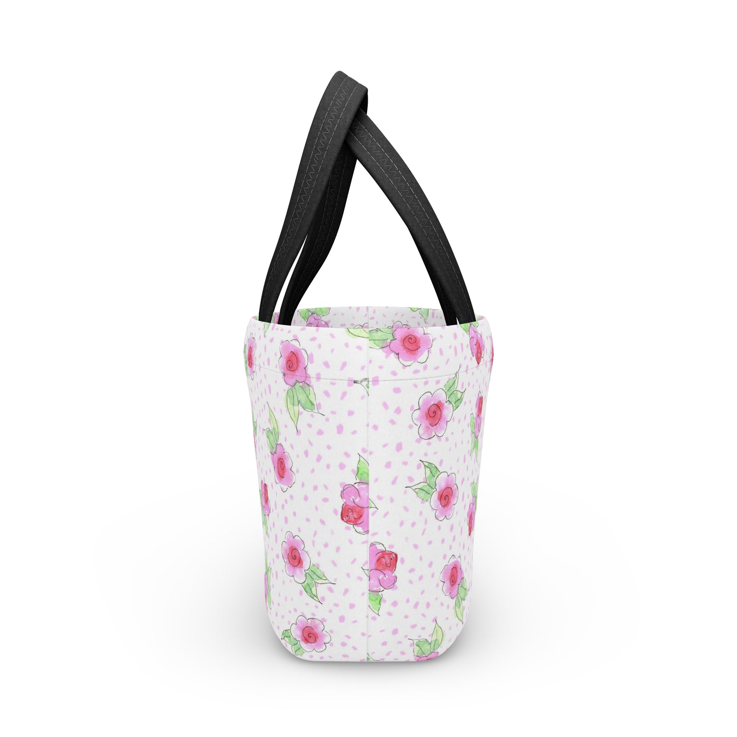 Maria’s Pink Roses Lunch Bag