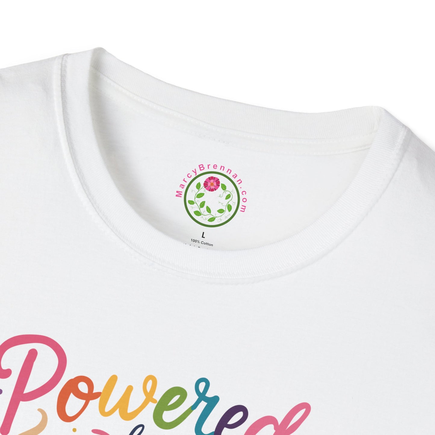 T-Shirt — "Powered by Coffee and Colored Pencils" Cute Artist Graphic Tee