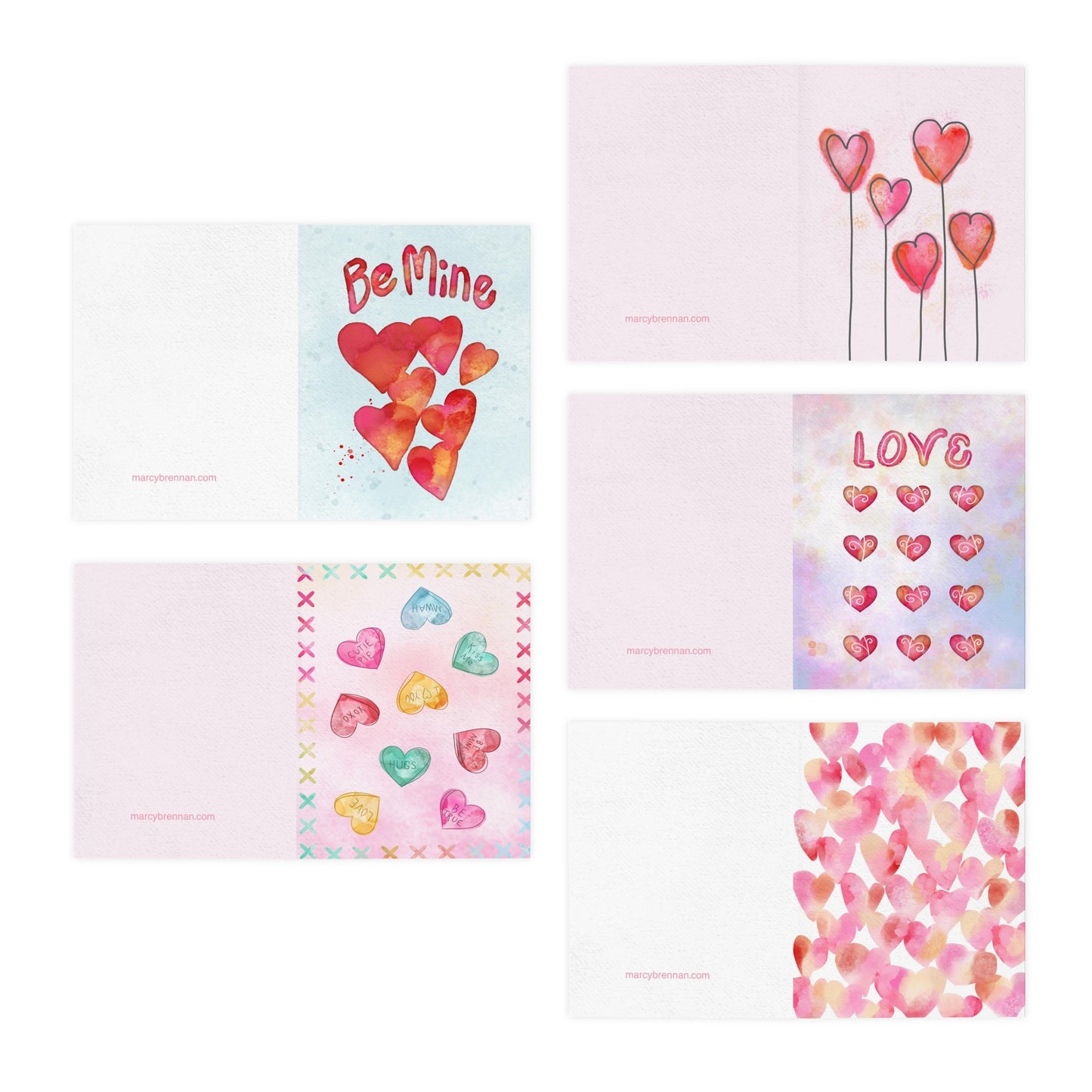 Valentine’s Multi-Design Greeting Cards (5-Pack)