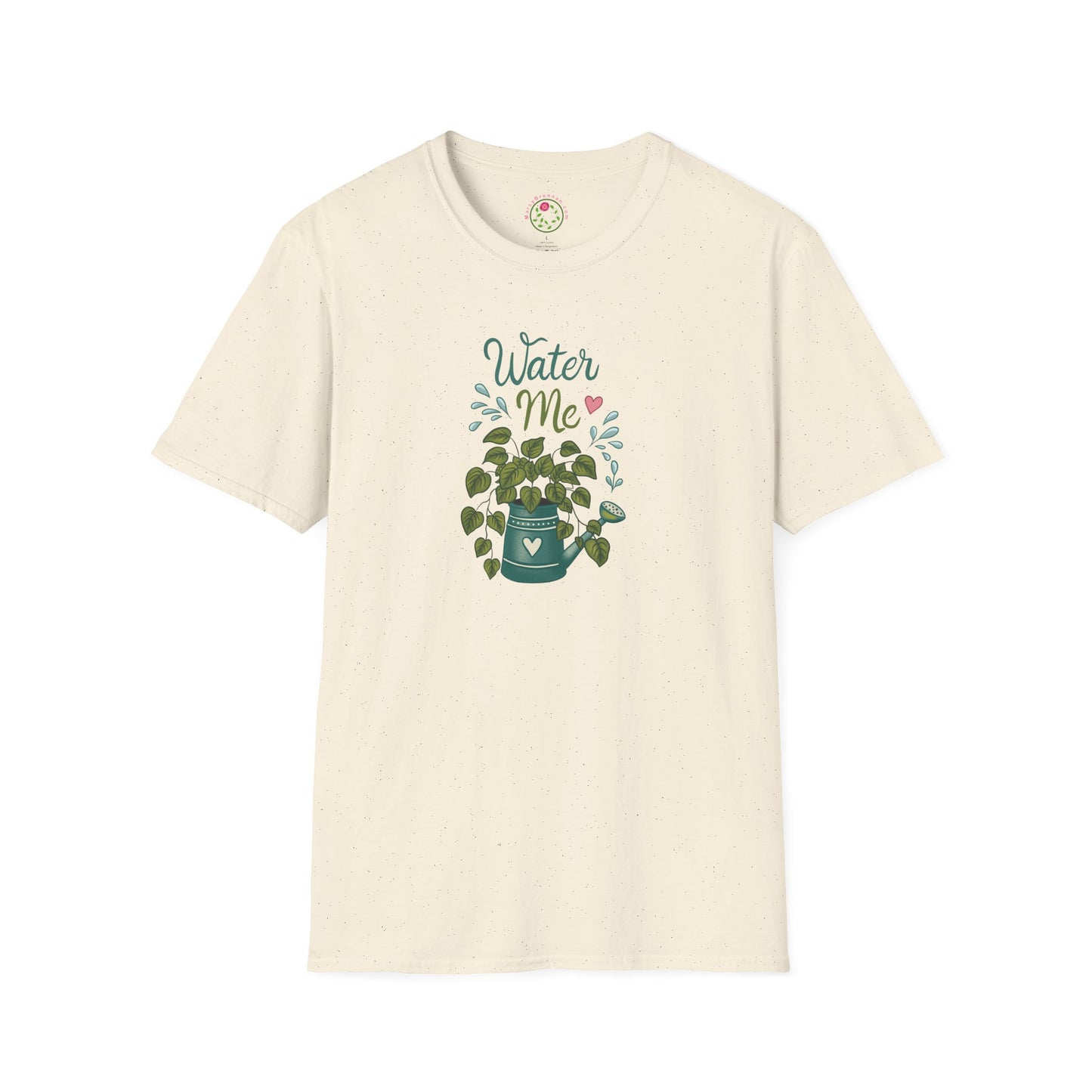Plant Mom T-Shirt — "Water Me" Houseplant Graphic Tee