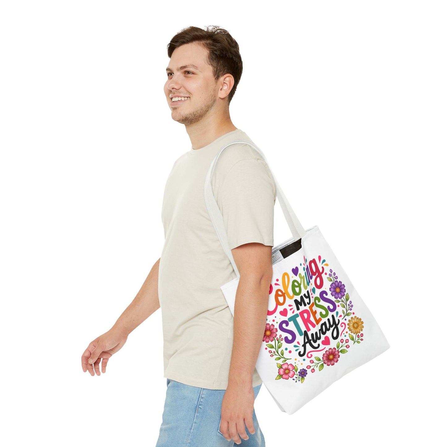 Coloring My Stress Away Tote Bag